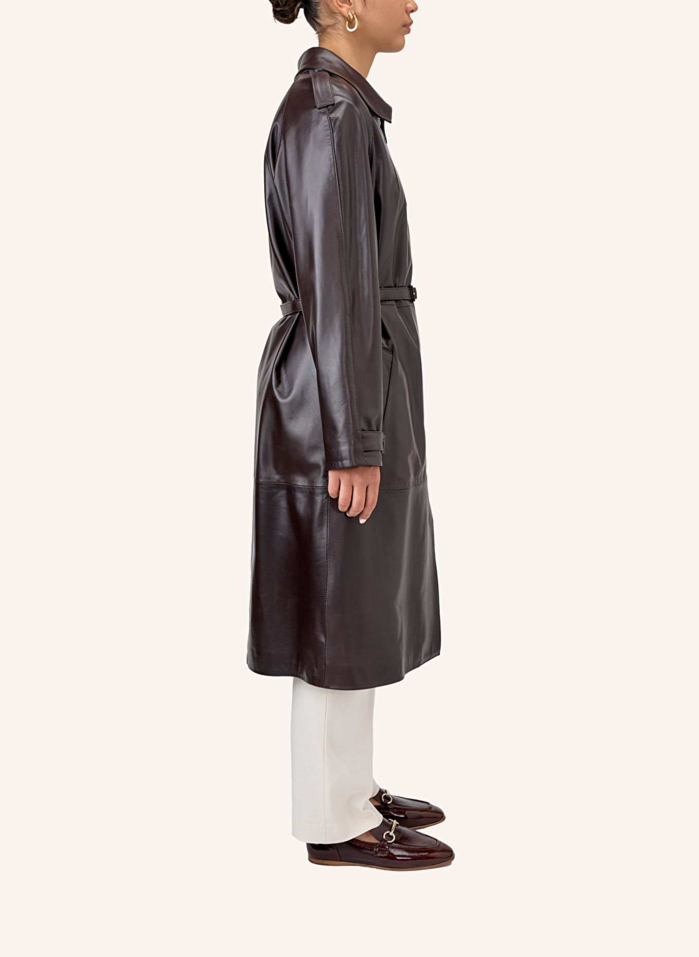 LOTTUSSE Lederjacke PRAGA: BRAUN