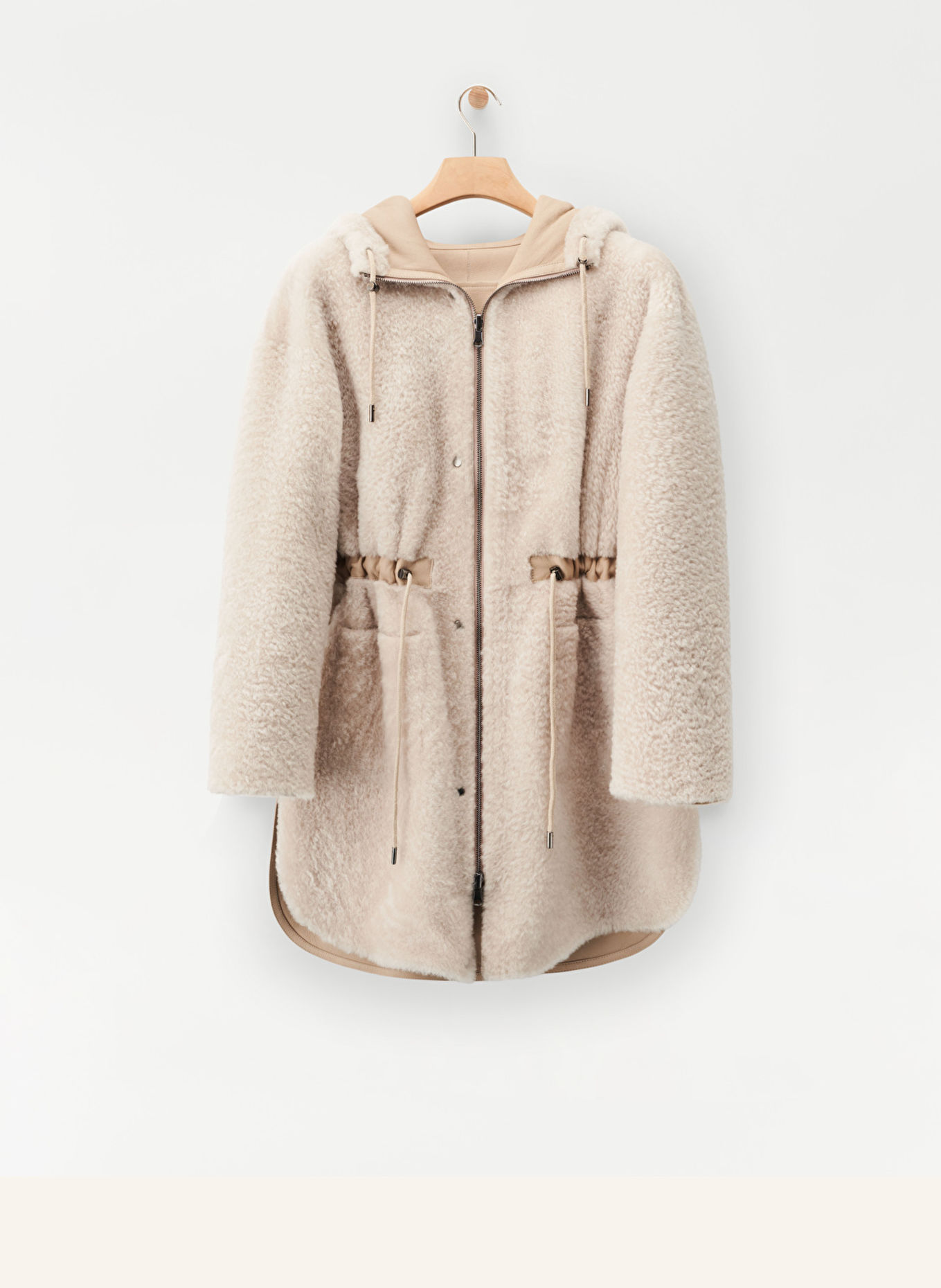 LOTTUSSE Parka mit Kapuze PRAGA: WEISS