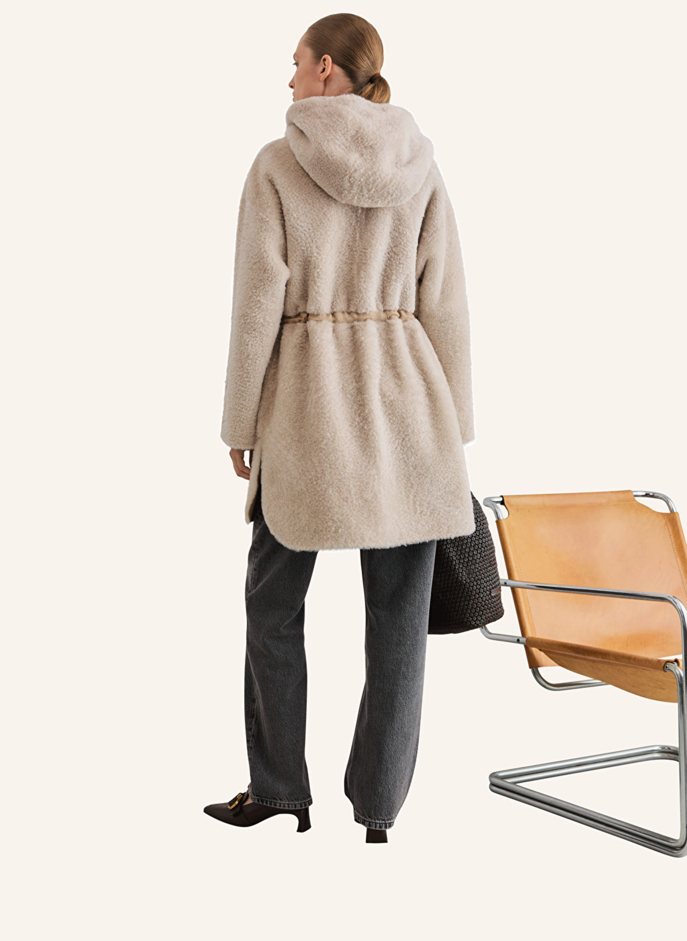 LOTTUSSE Parka mit Kapuze PRAGA: WEISS