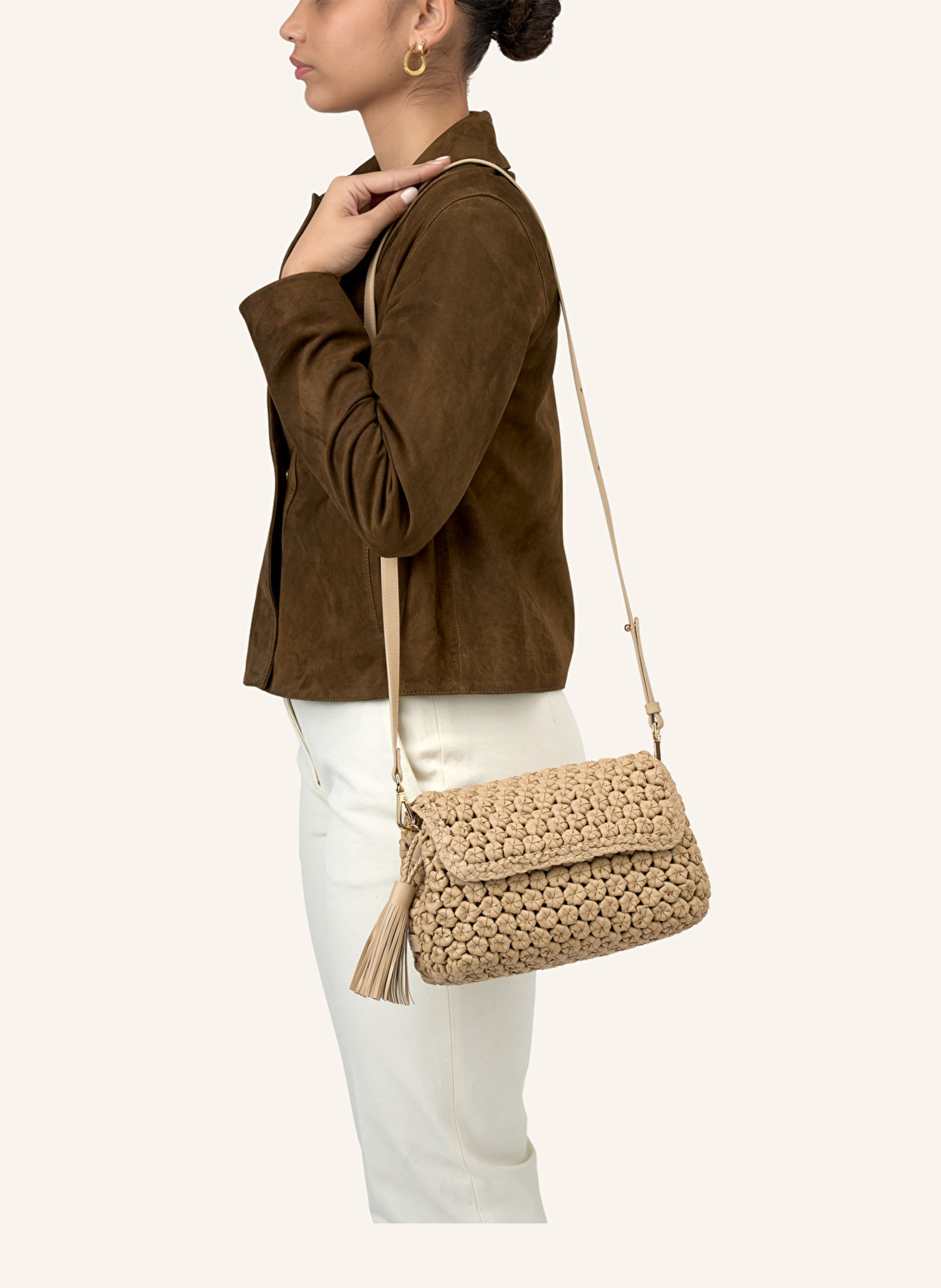 LOTTUSSE Handtasche NOODBAG: BEIGE