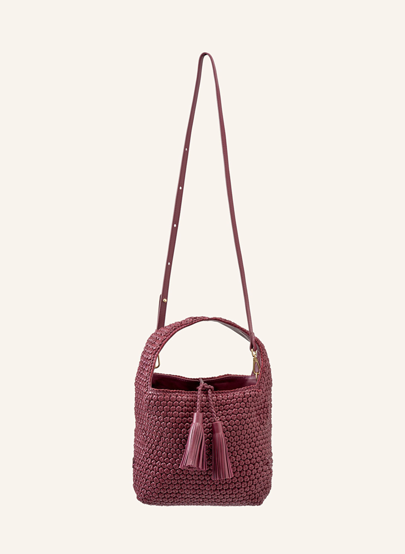 LOTTUSSE Tasche Hobo NOODBAG: ROT