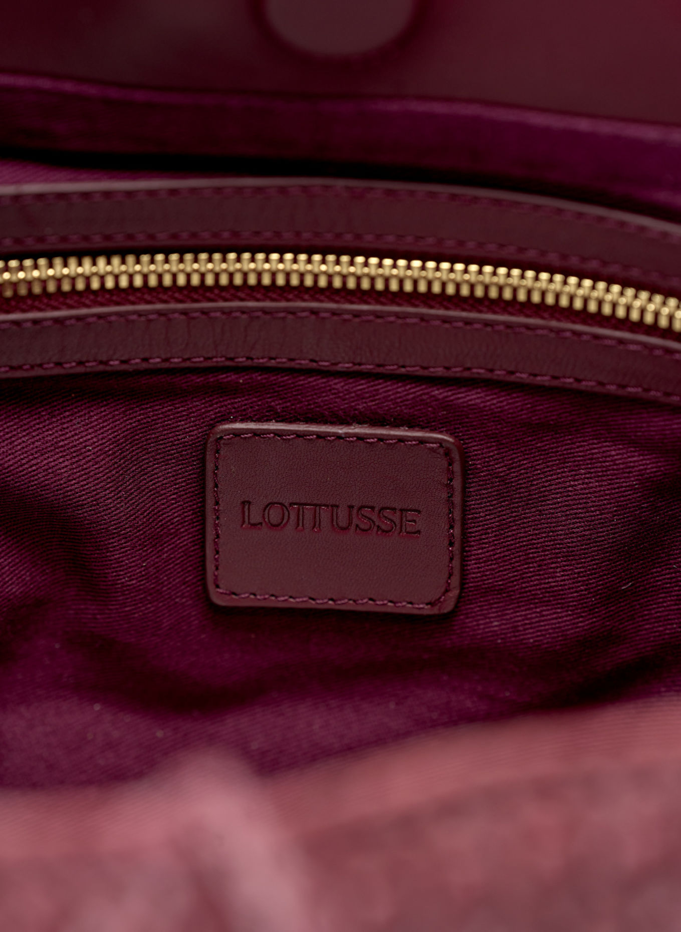 LOTTUSSE Tasche Hobo NOODBAG: ROT