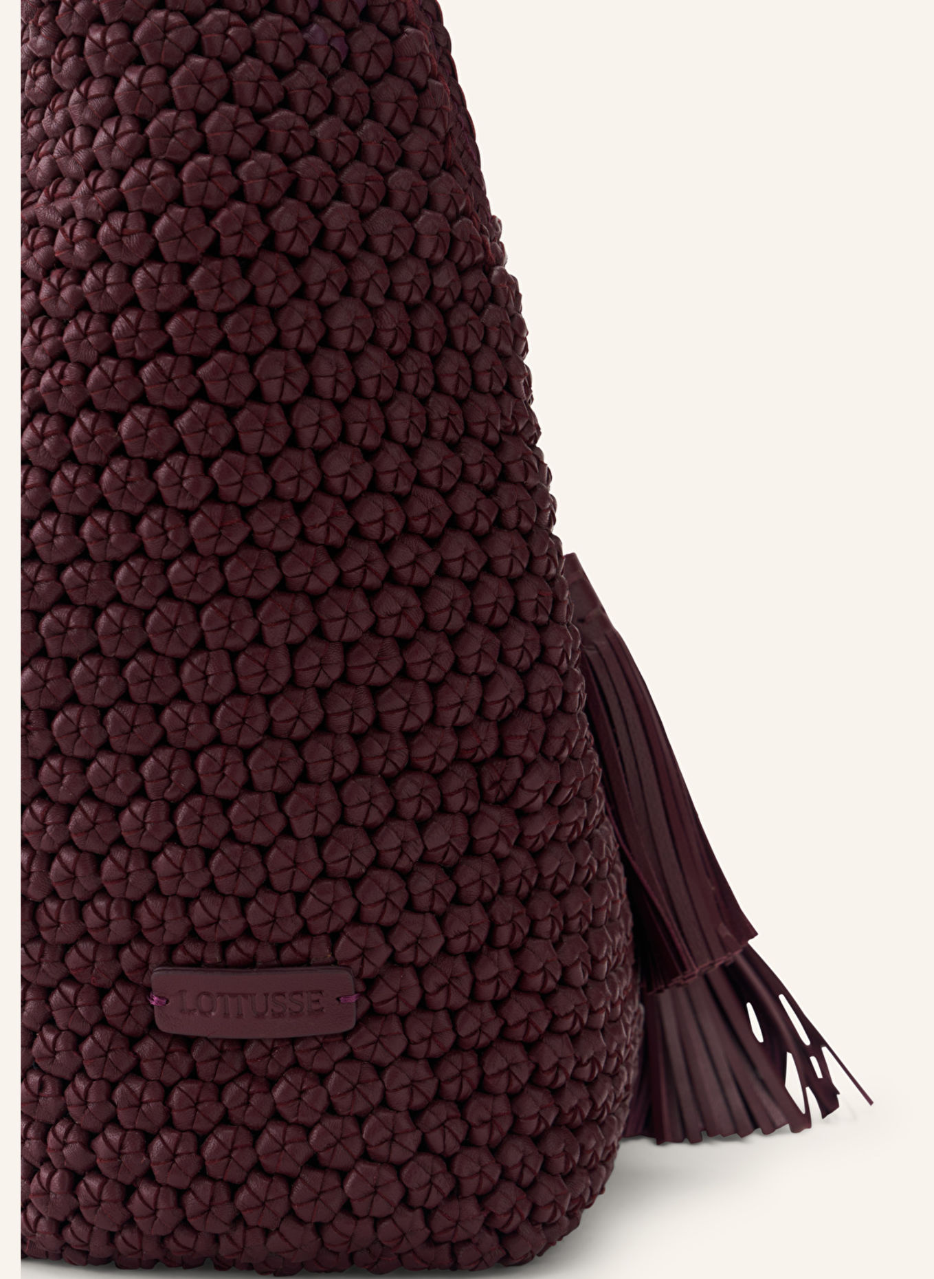 LOTTUSSE Tasche Hobo NOODBAG: ROT
