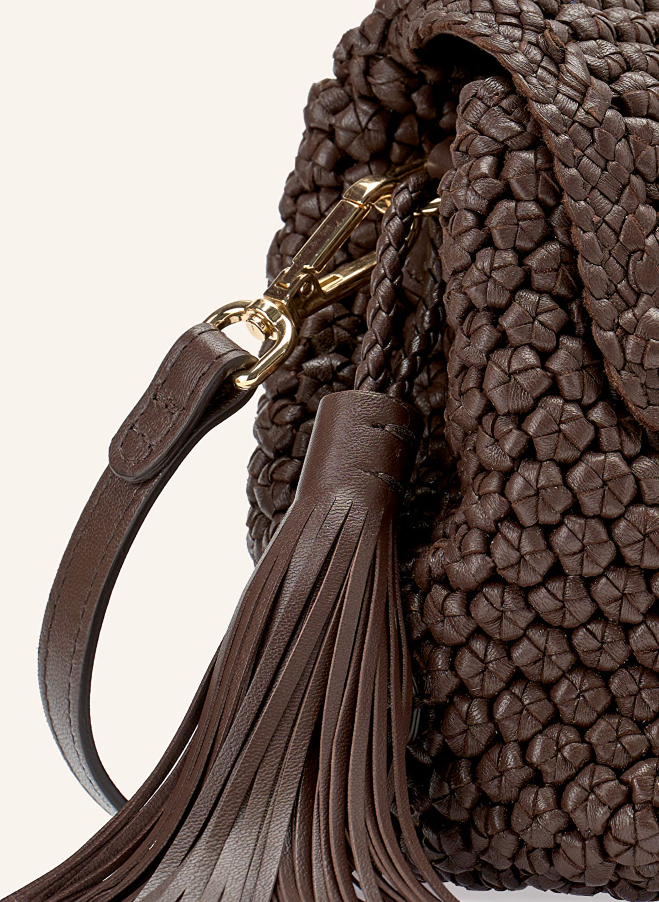 LOTTUSSE Clutch NOODBAG: BRAUN