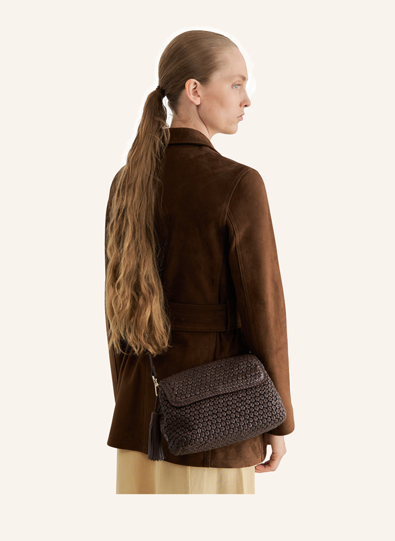 LOTTUSSE Clutch NOODBAG: BRAUN