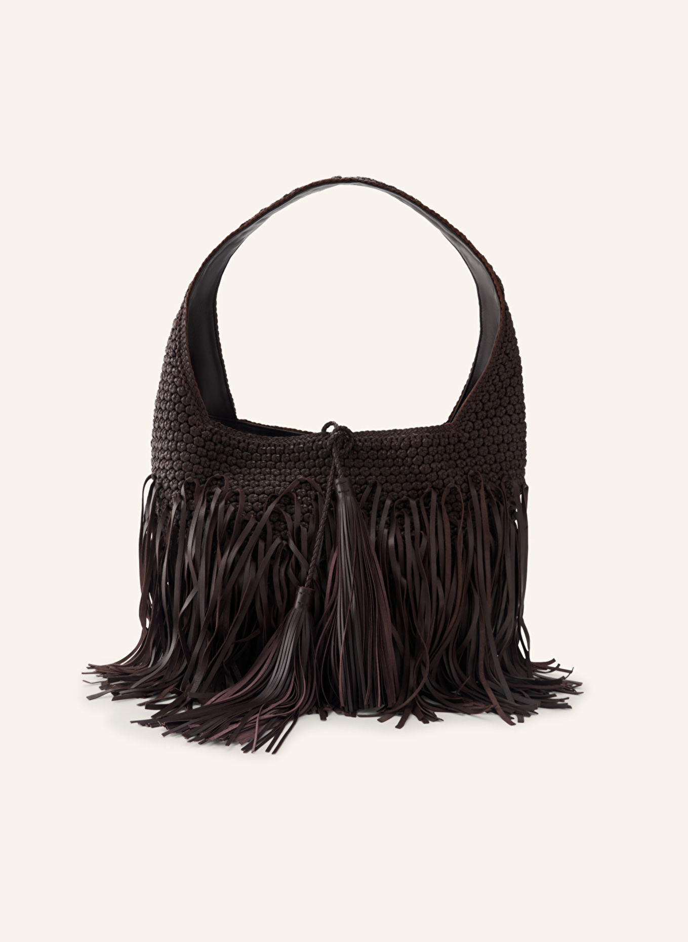 LOTTUSSE Hobo-bag NOODBAG: BRAUN