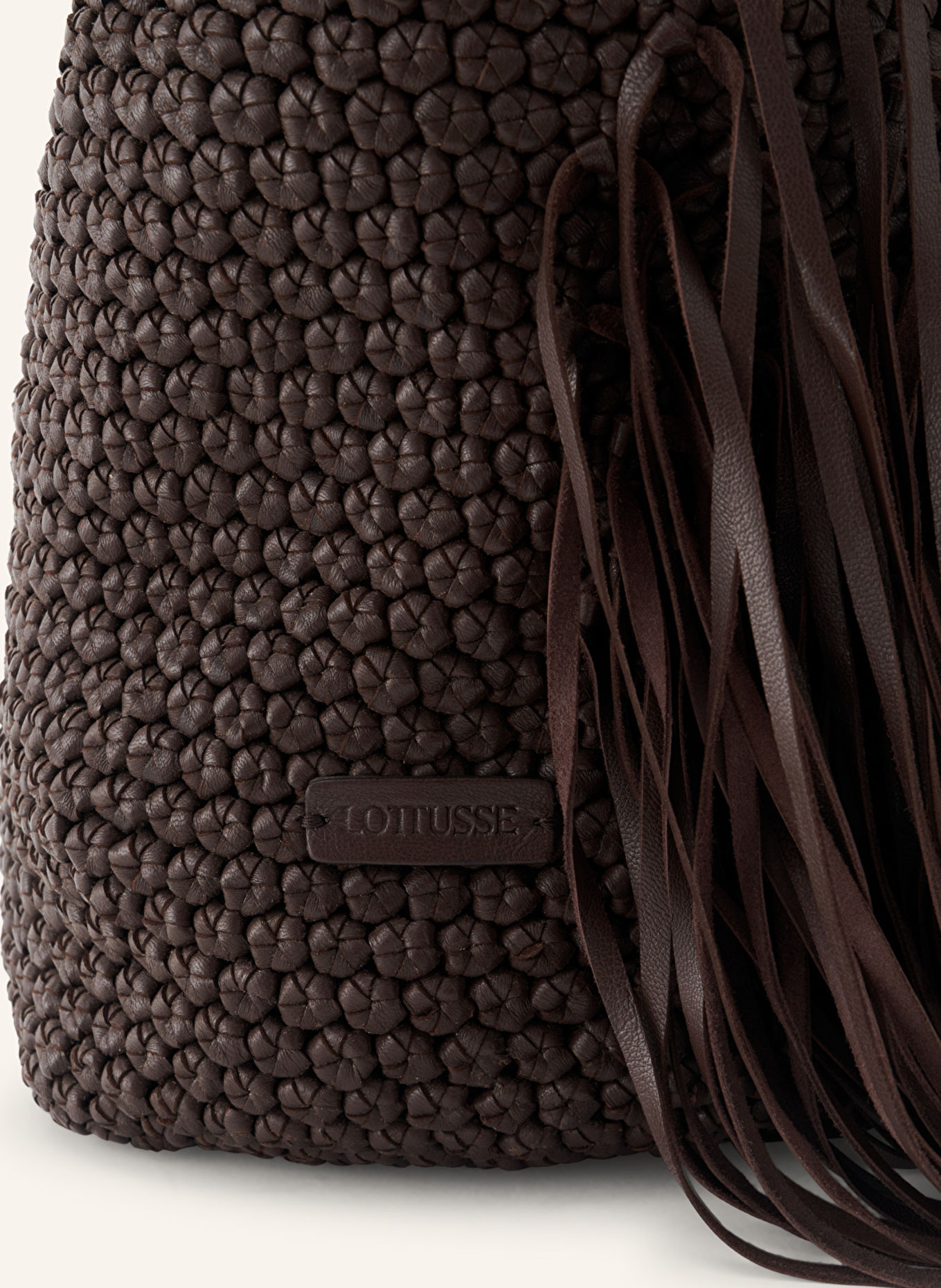 LOTTUSSE Hobo-bag NOODBAG: BRAUN
