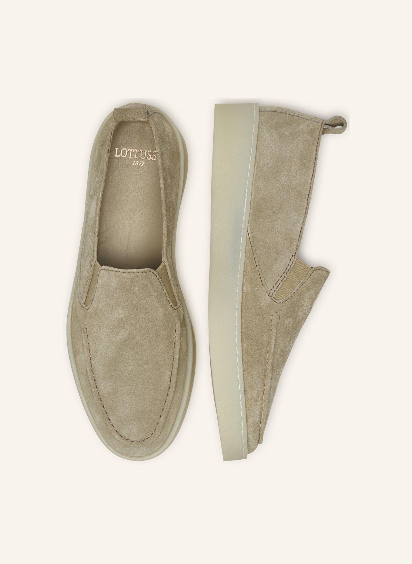 LOTTUSSE Loafers  FORNELLS, Farbe: BEIGE (Bild 6)