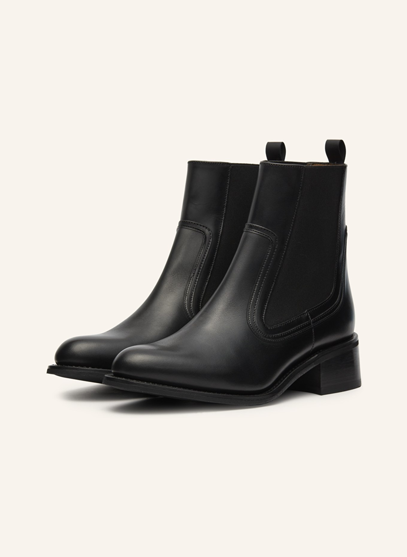 LOTTUSSE Elastische Stiefeletten CAMBRIDGE, Farbe: SCHWARZ (Bild 1)