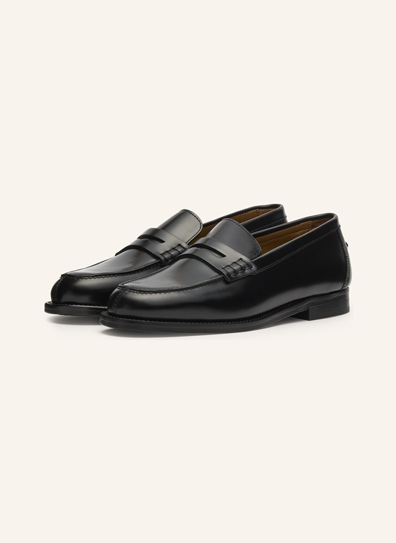 LOTTUSSE Band-Loafer CHRIS, Farbe: SCHWARZ (Bild 1)