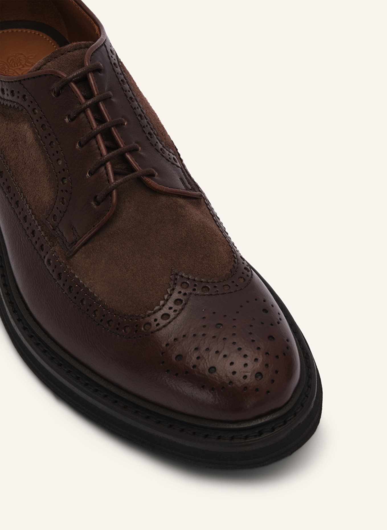 LOTTUSSE Derby Brogue WALTON, Farbe: DUNKELBRAUN (Bild 3)