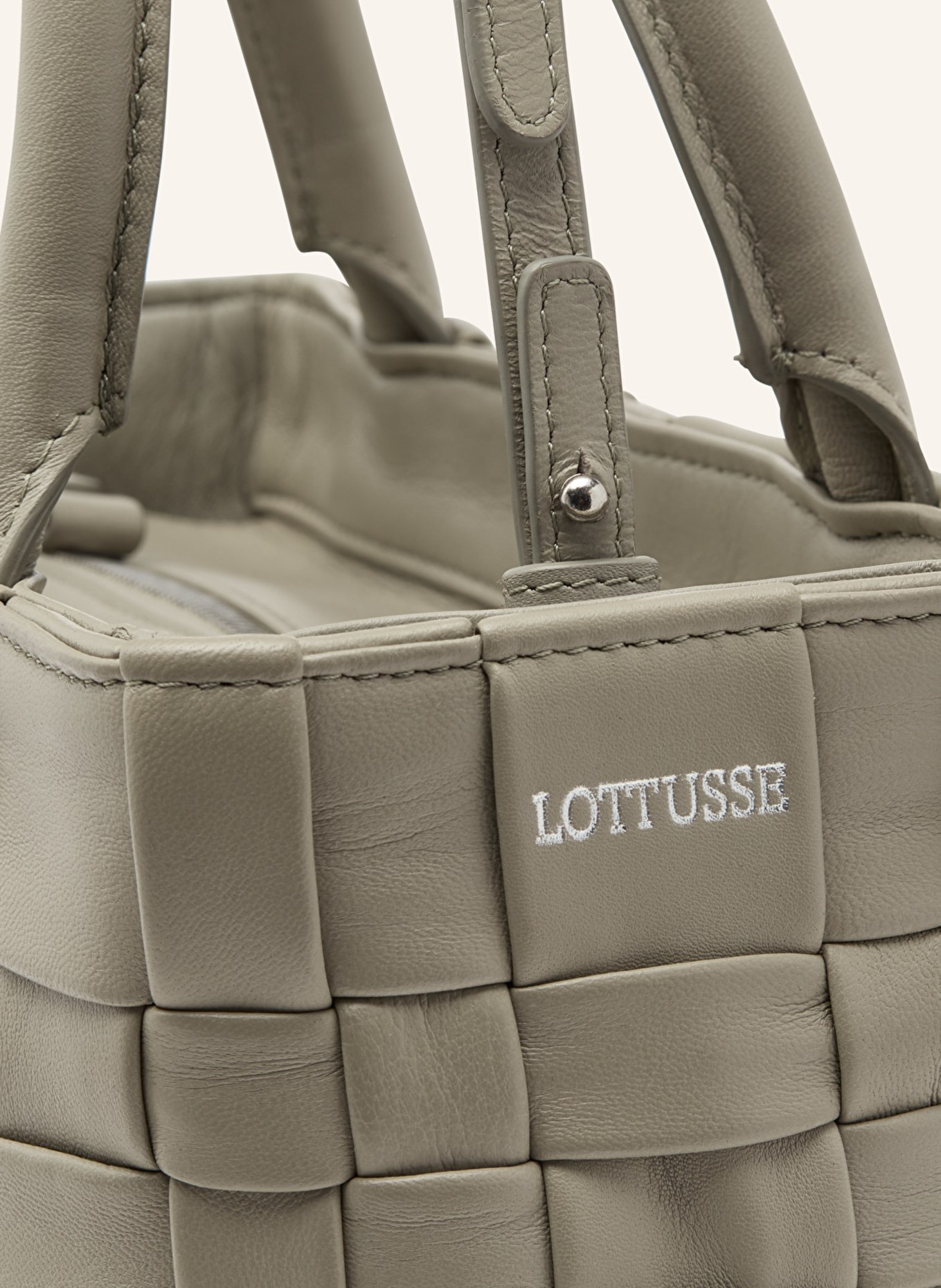 LOTTUSSE Handtasche TRENZ, Farbe: GRAU (Bild 4)