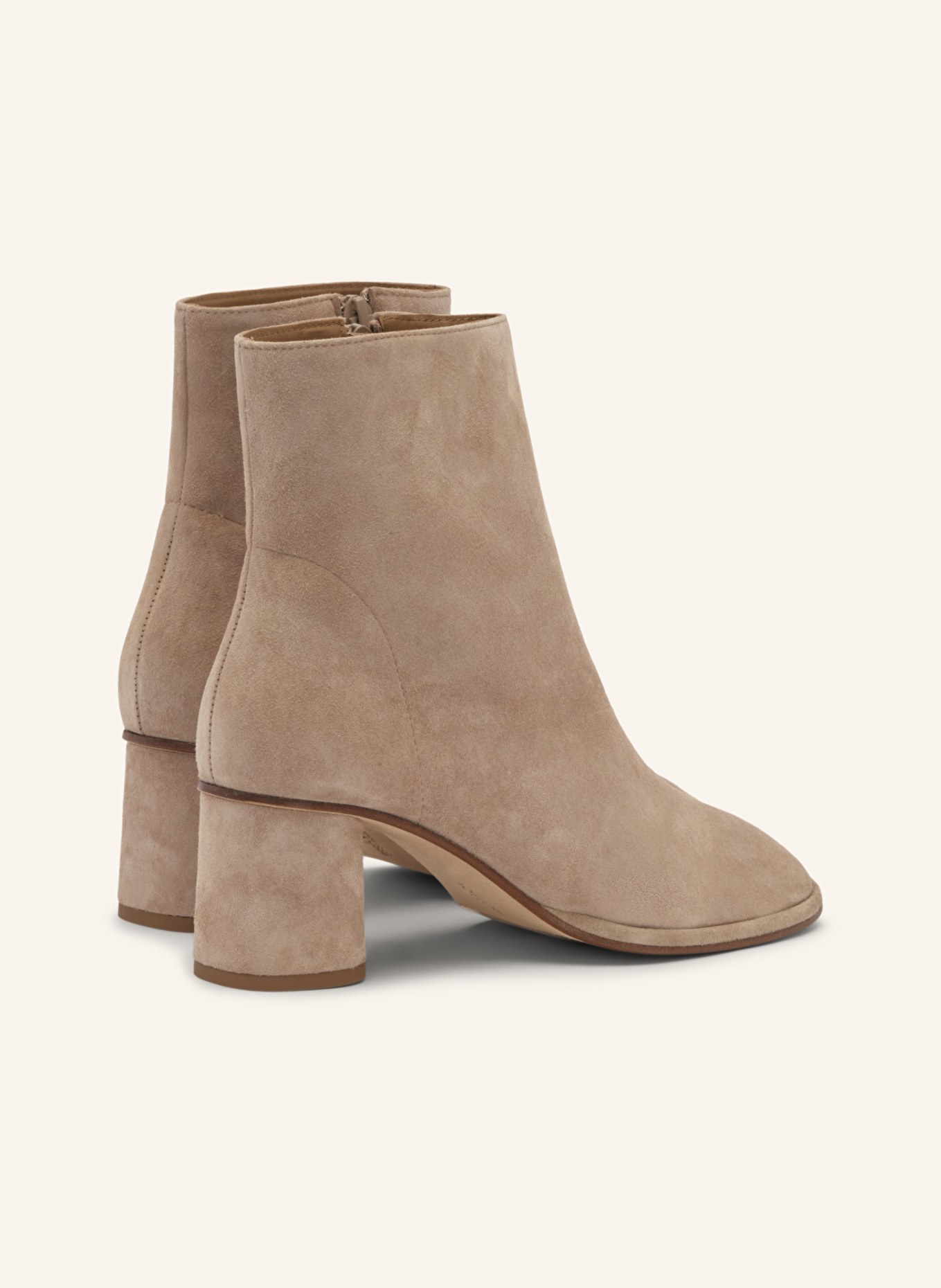 LOTTUSSE Reißverschluss-Stiefelette NICOLE, Farbe: BEIGE (Bild 2)