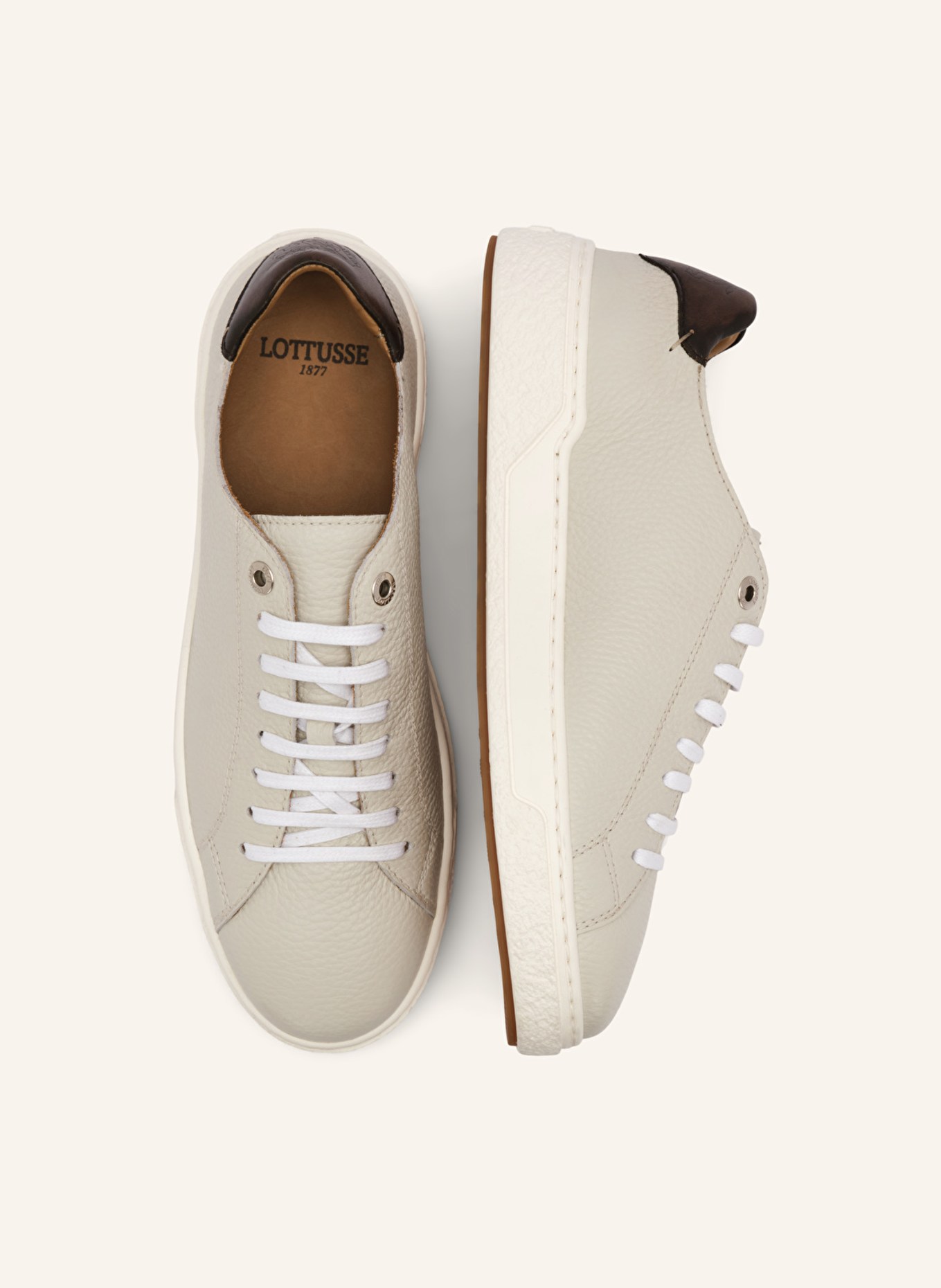 LOTTUSSE Sneakers TORINO, Farbe: BEIGE (Bild 6)