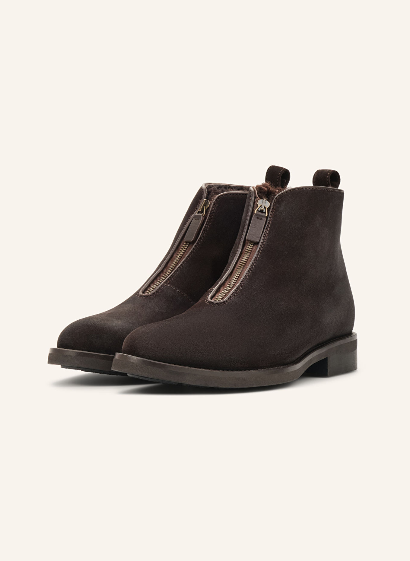 LOTTUSSE Stiefelette: BRAUN