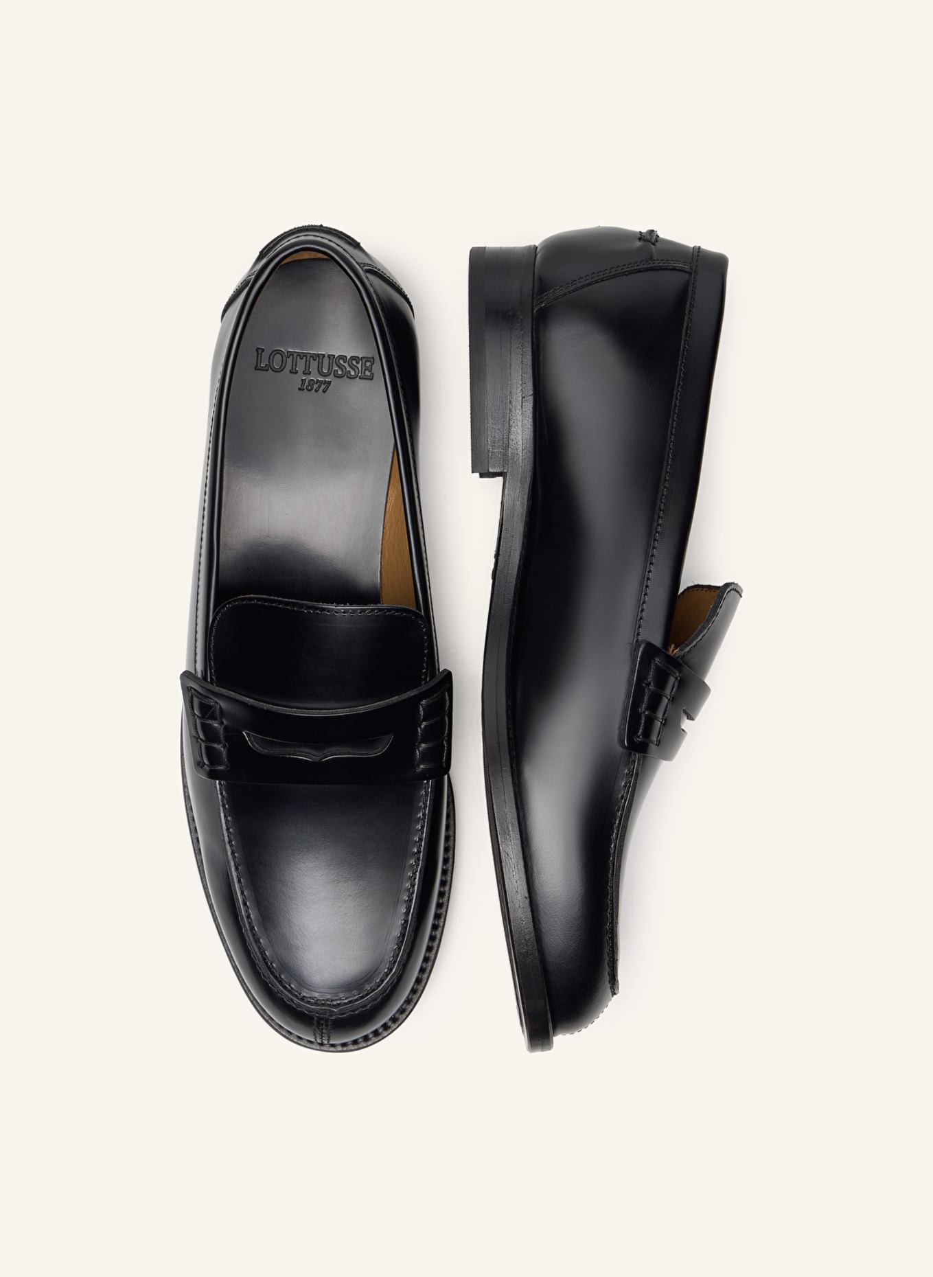 LOTTUSSE Loafer CHRIS: SCHWARZ