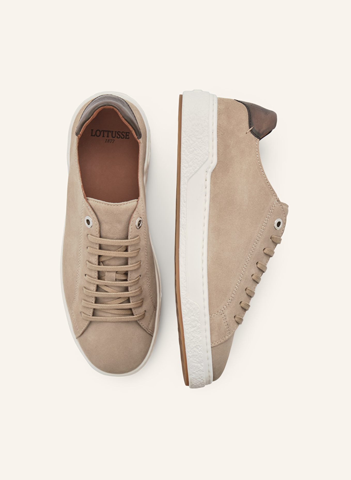 LOTTUSSE Sneakers TORINO: TAUPE