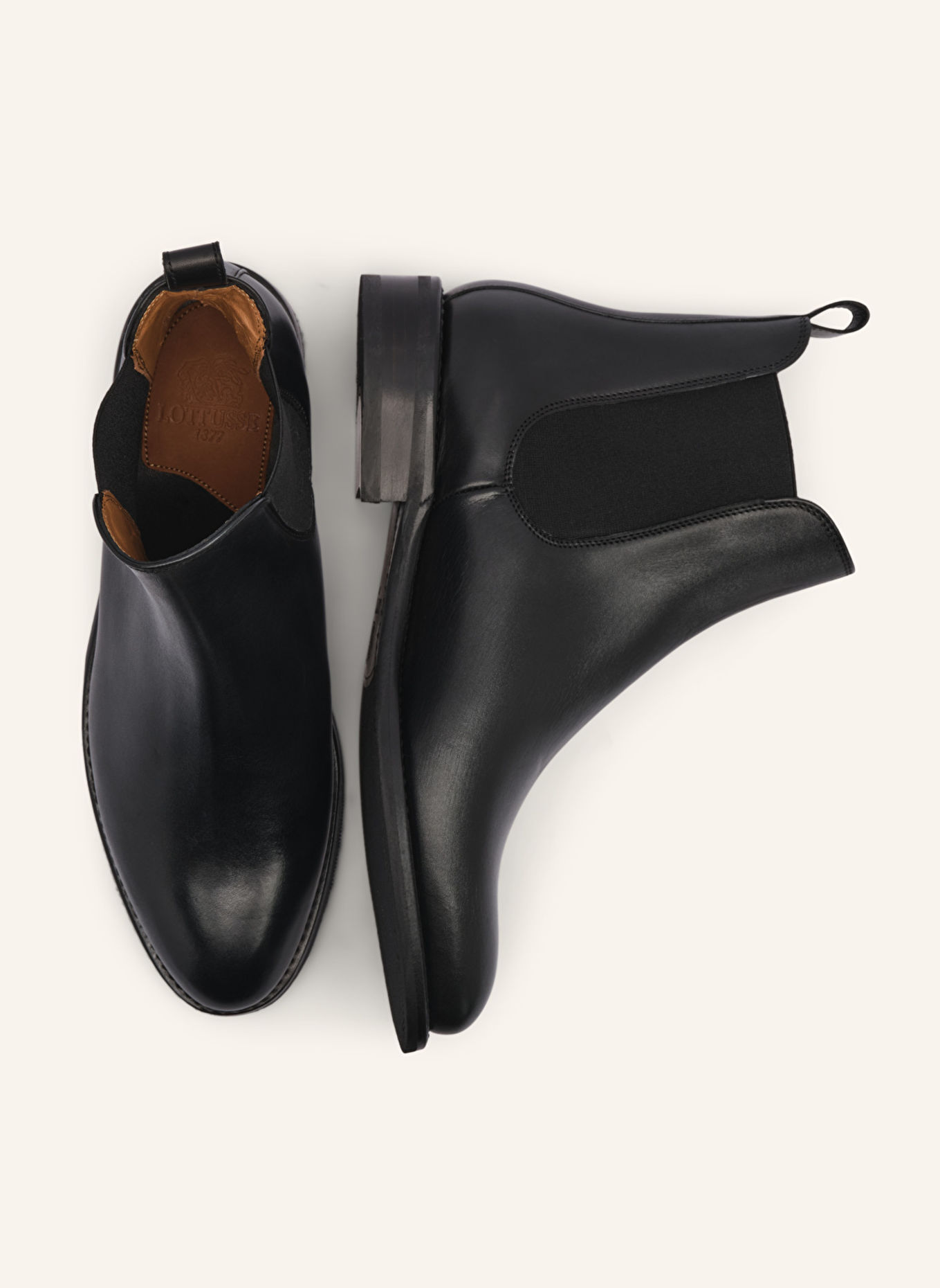 LOTTUSSE Stiefeletten CAMBRIDGE: SCHWARZ