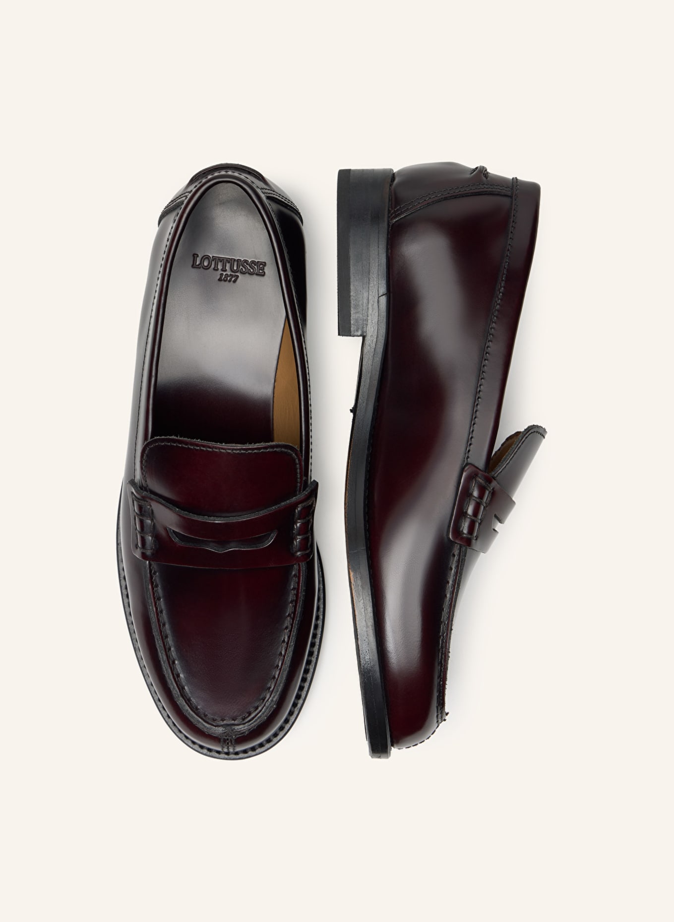 LOTTUSSE Loafer CHRIS: ROT