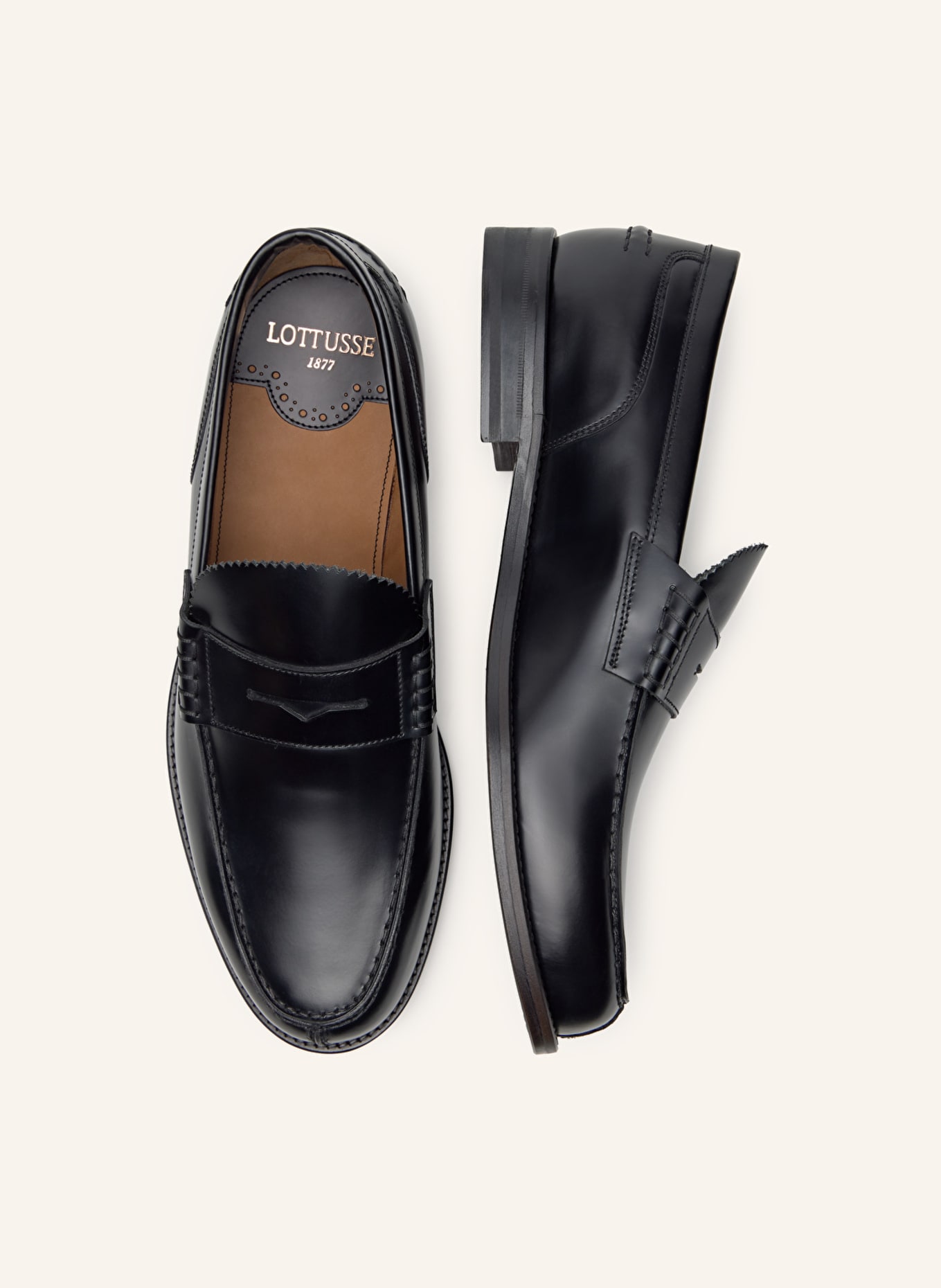 LOTTUSSE Loafer DAYTONA: SCHWARZ