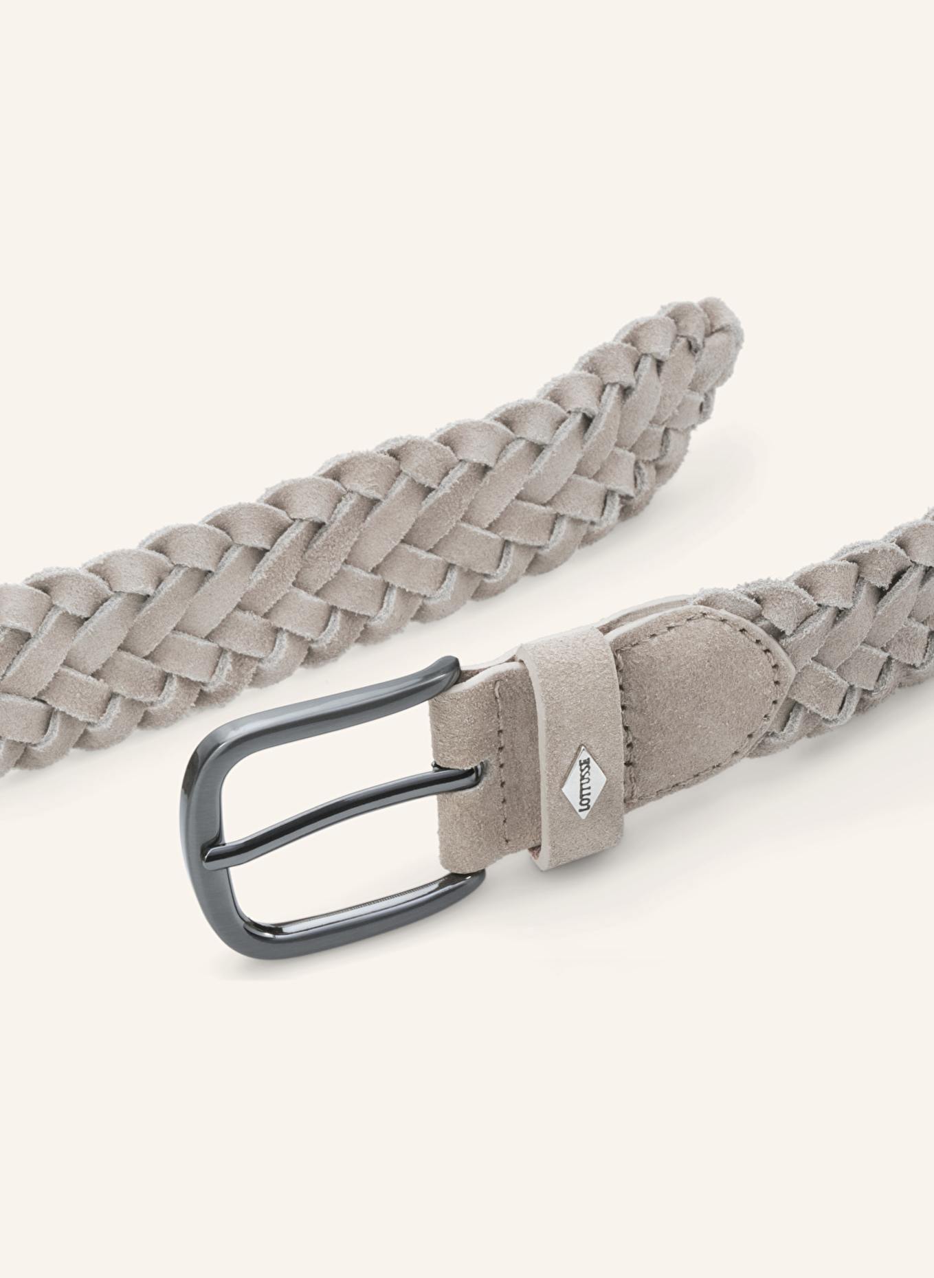 LOTTUSSE Gürtel GEFLOCHTEN: BRAUN