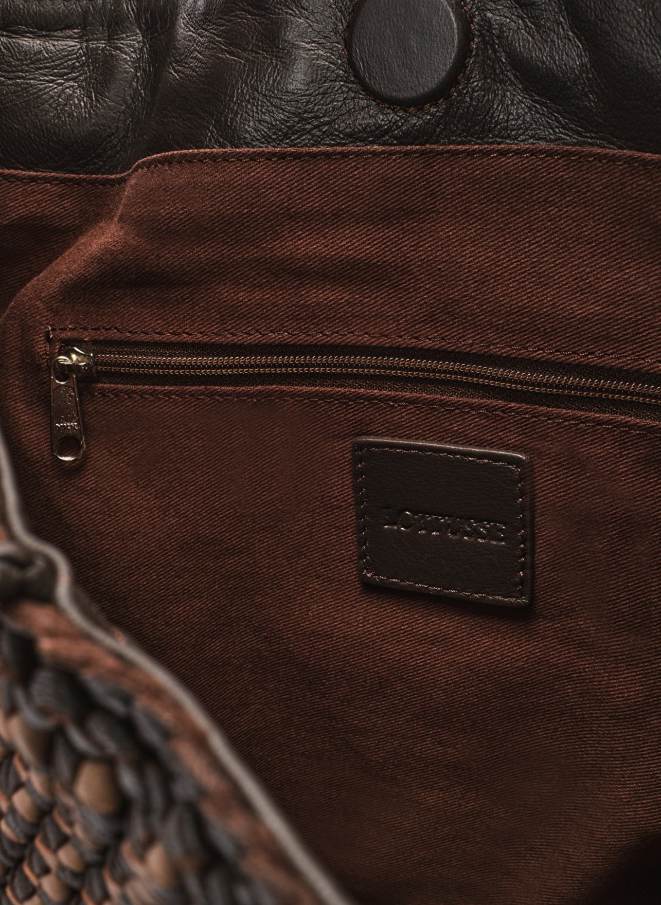 LOTTUSSE Große Tasche NOODBAG: DUNKELBRAUN