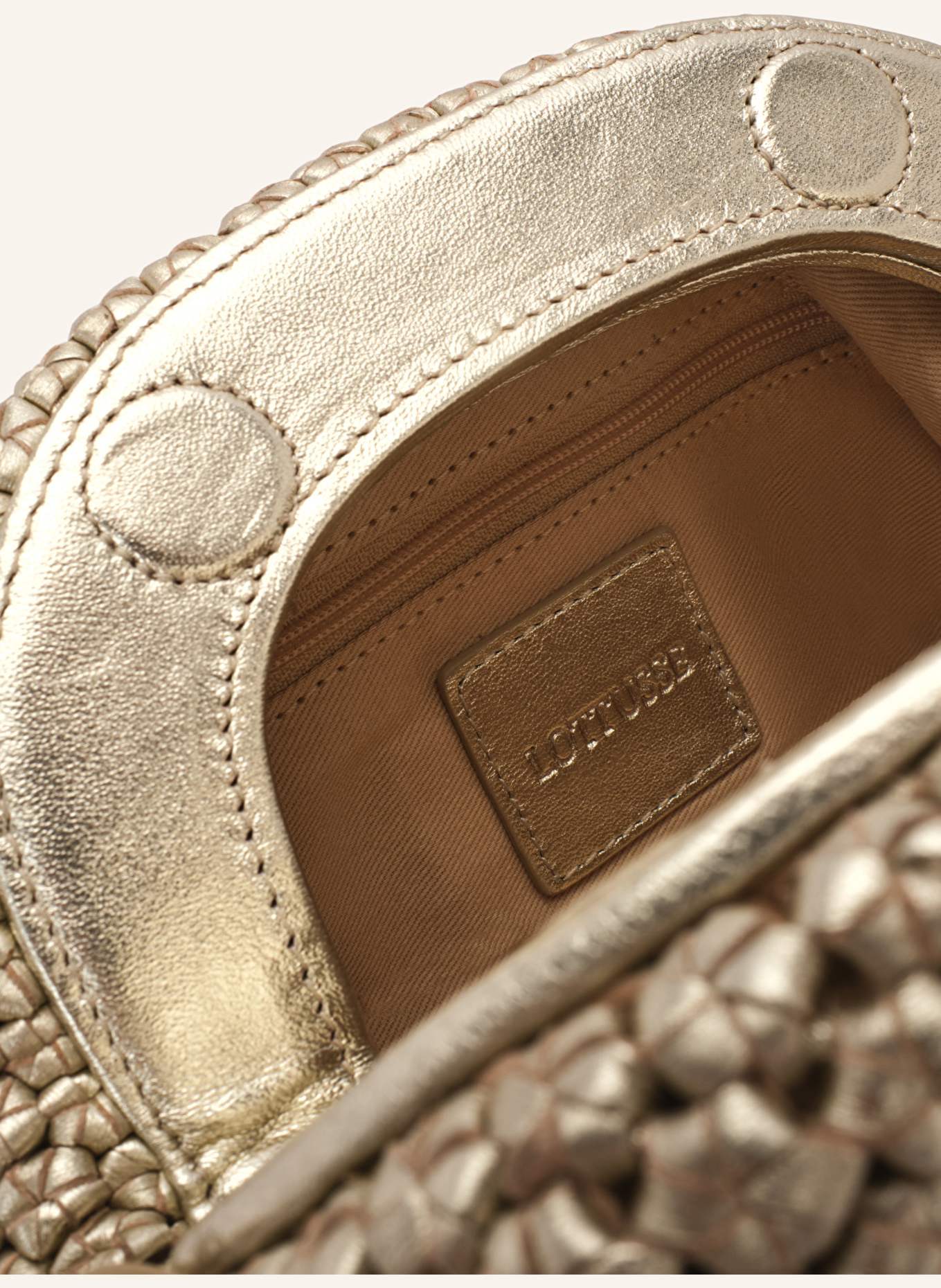 LOTTUSSE Henkeltasche NOODBAG: GOLD