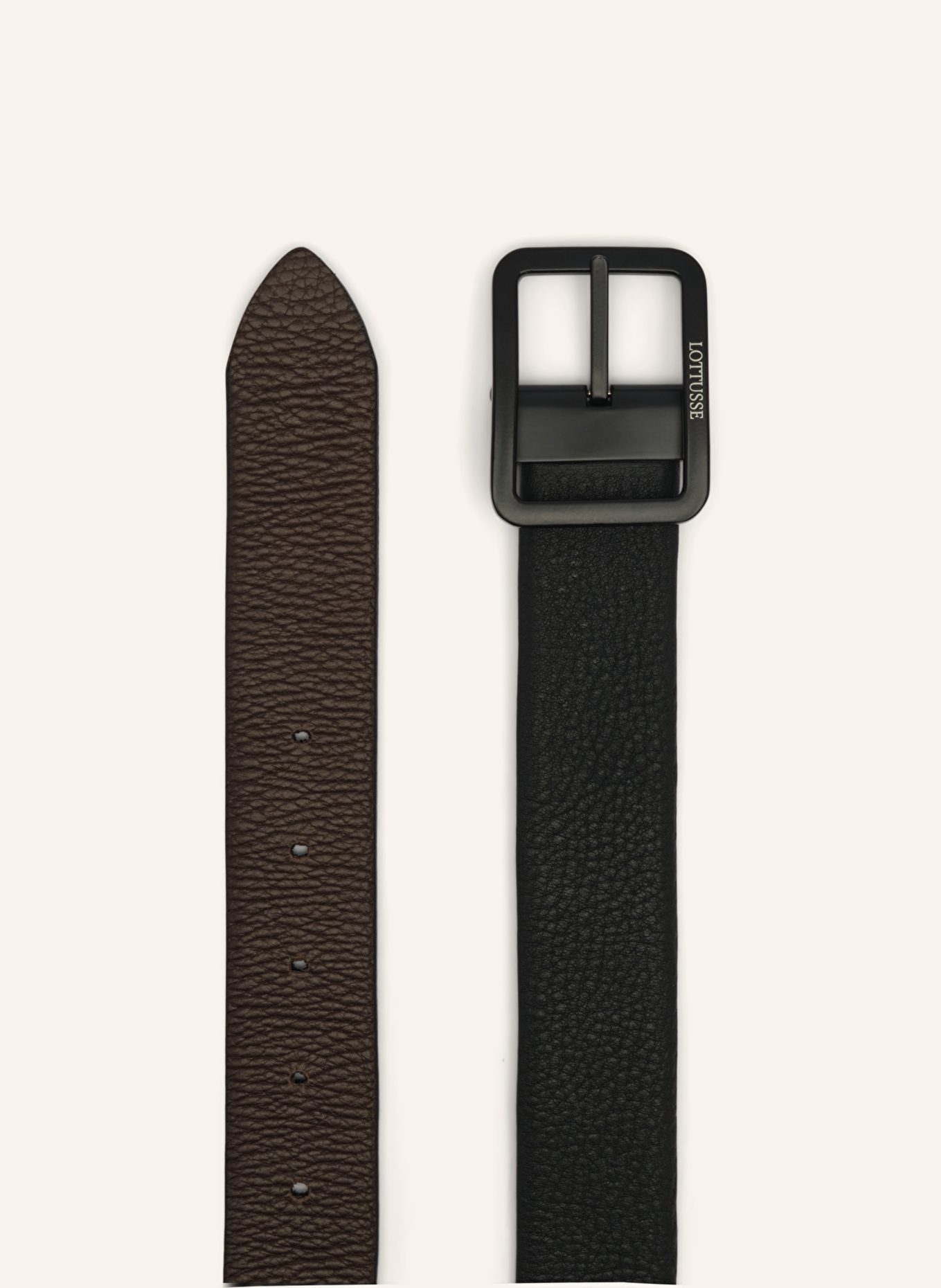 LOTTUSSE Gürtel WENDBAR: BRAUN