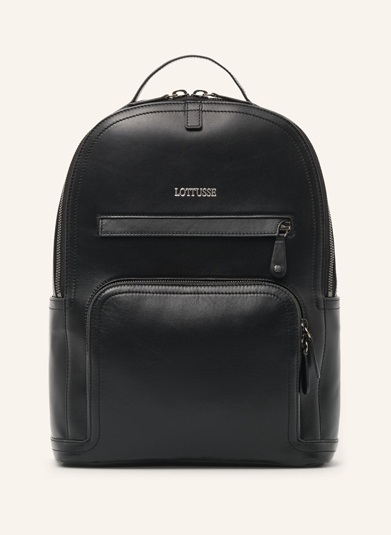 LOTTUSSE Rucksack BORNE: SCHWARZ