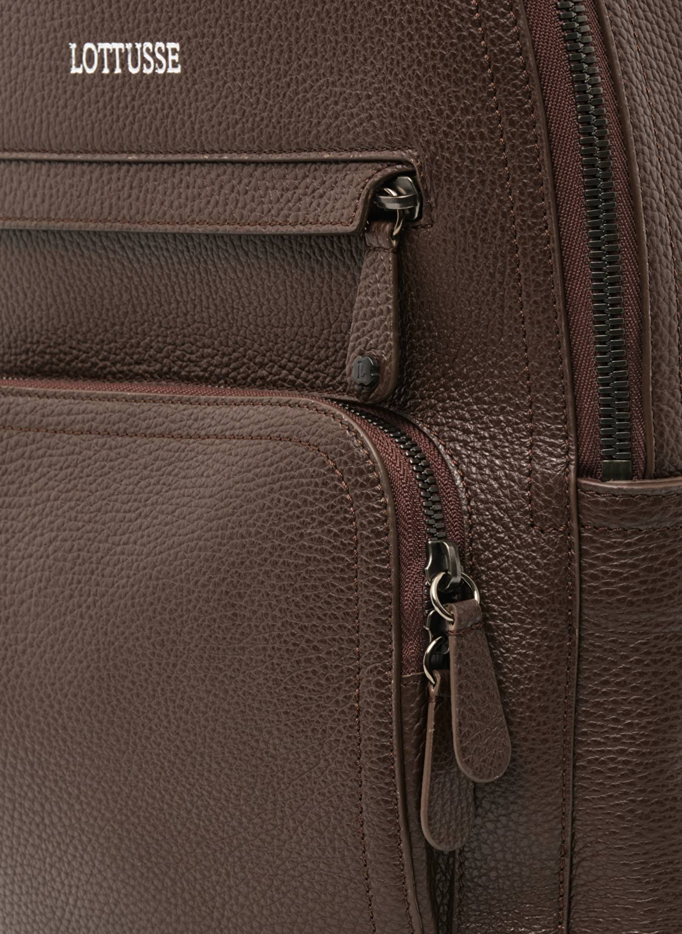 LOTTUSSE Rucksack BORNE: DUNKELBRAUN