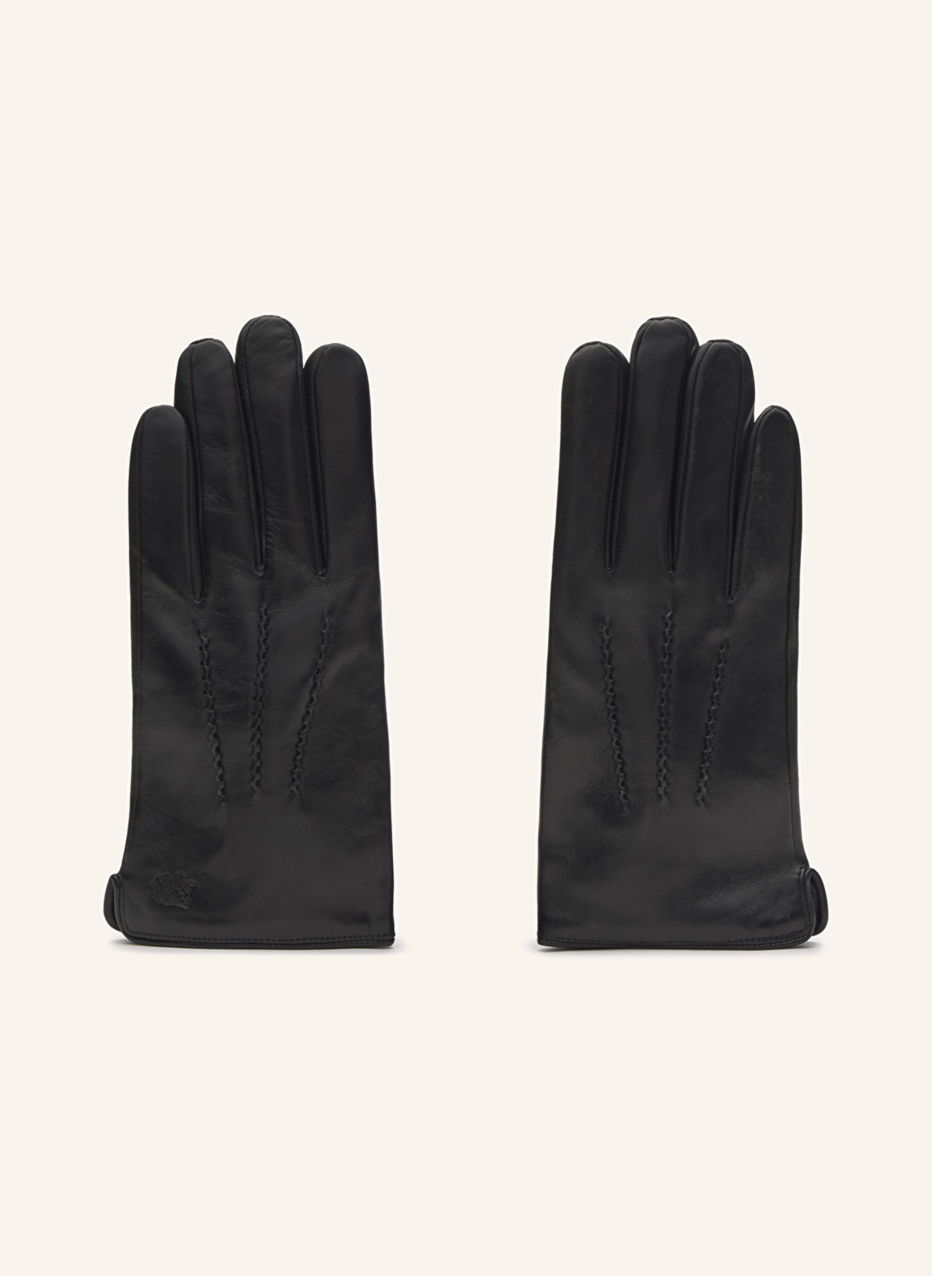 LOTTUSSE Rindslederhandschuhe LAUSAN: SCHWARZ