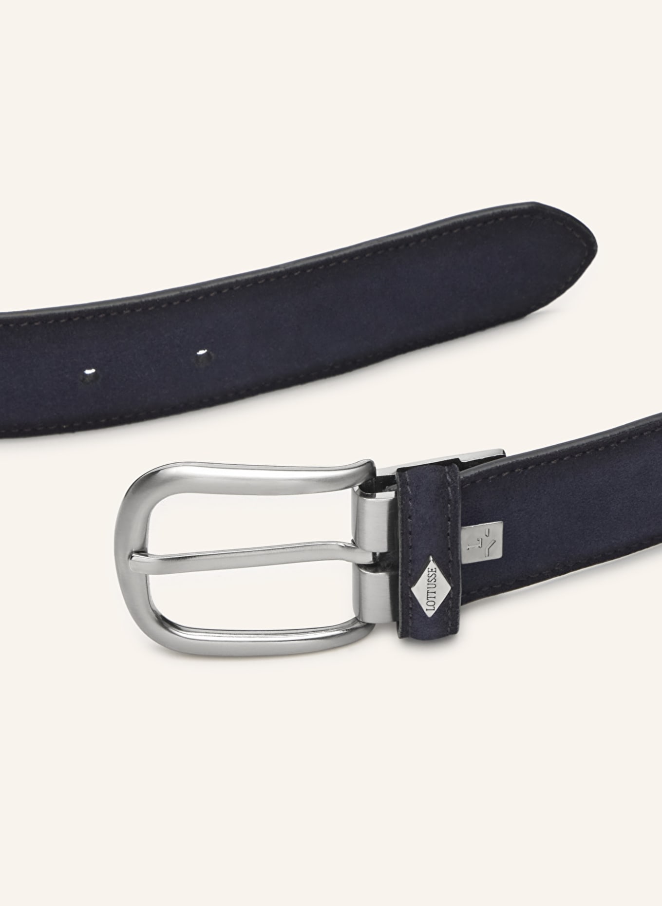 LOTTUSSE Ledergürtel LILLE: BLAU