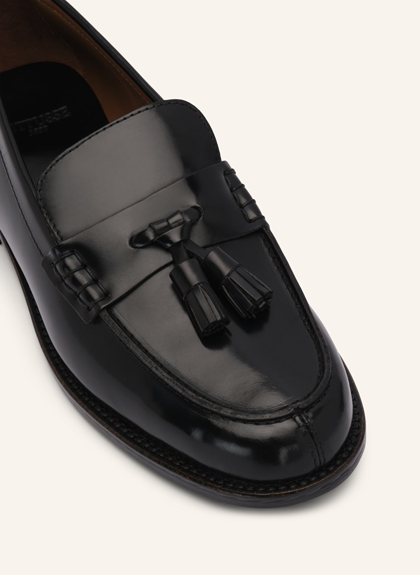 LOTTUSSE Loafers CHRIS: SCHWARZ