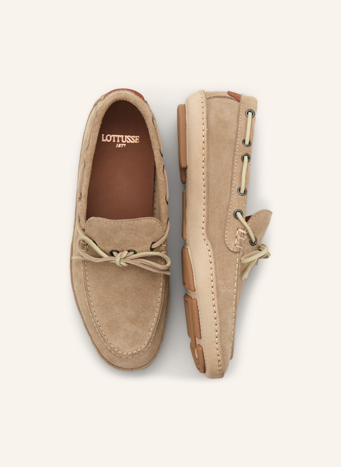 LOTTUSSE Bootsschuhe SPORTING: BRAUN