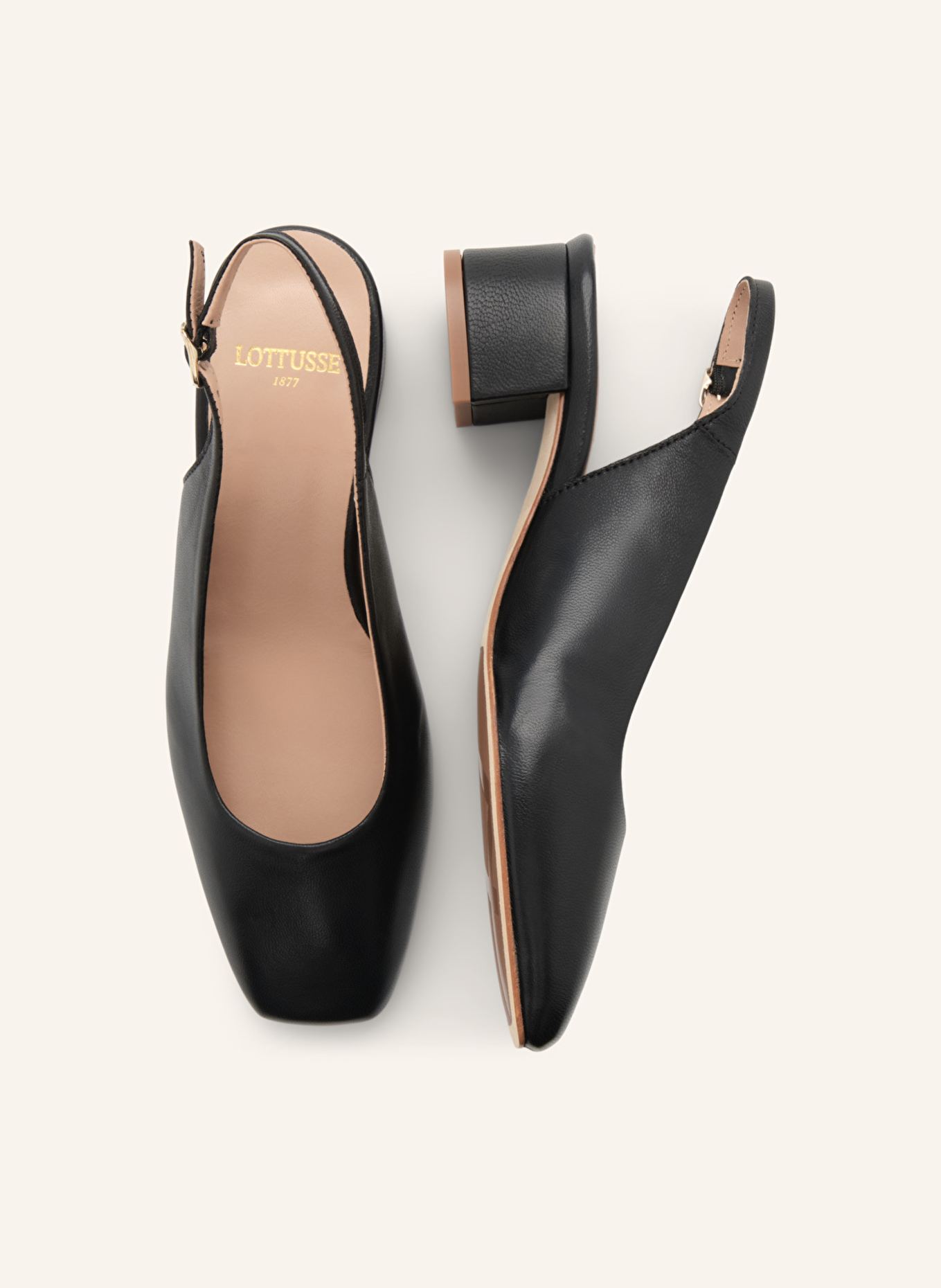 LOTTUSSE Pumps GOYA: SCHWARZ