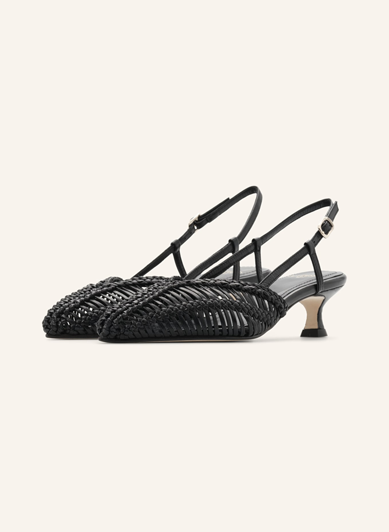 LOTTUSSE Slingbacks EDIT: SCHWARZ