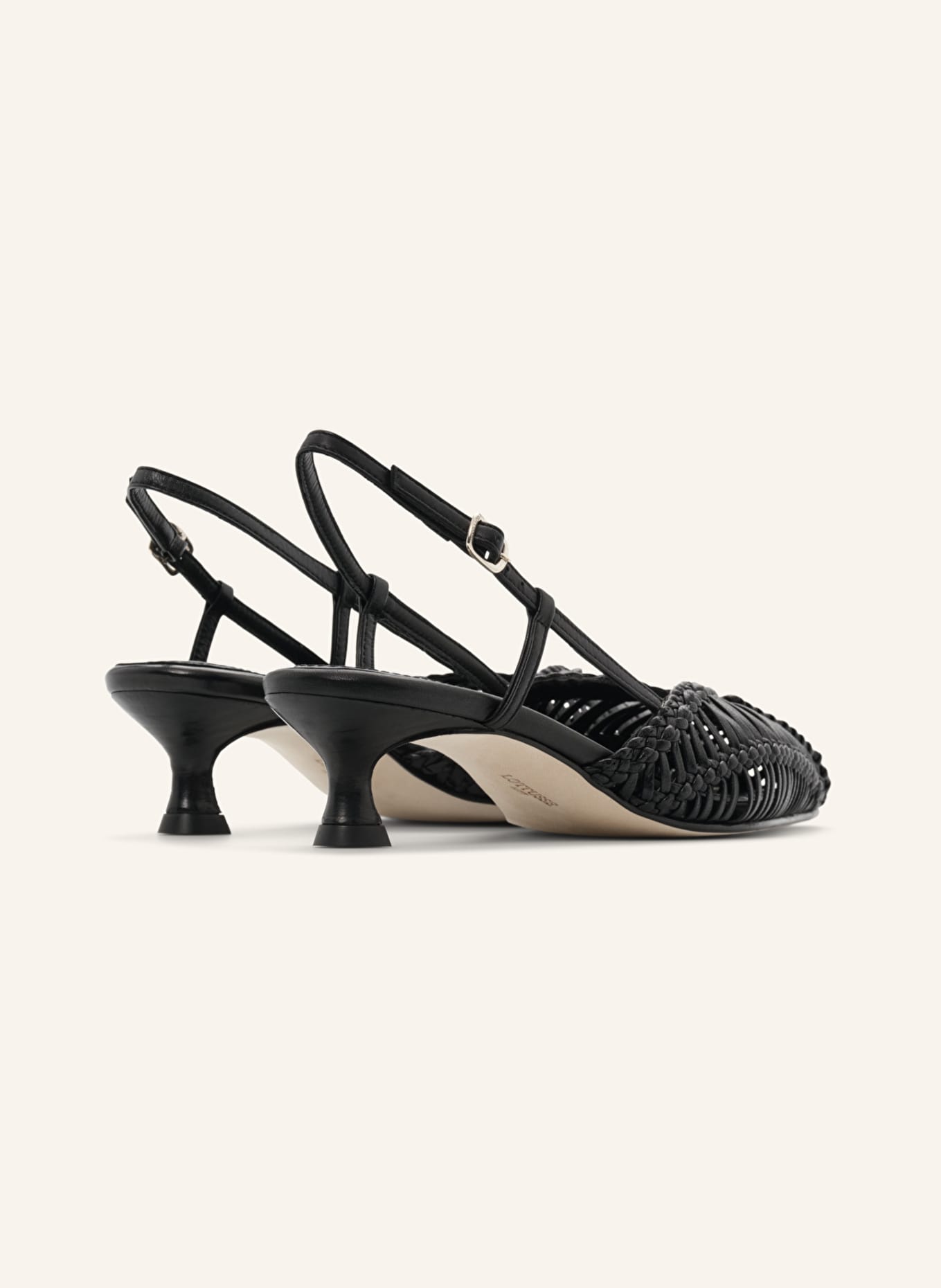 LOTTUSSE Slingbacks EDIT: SCHWARZ