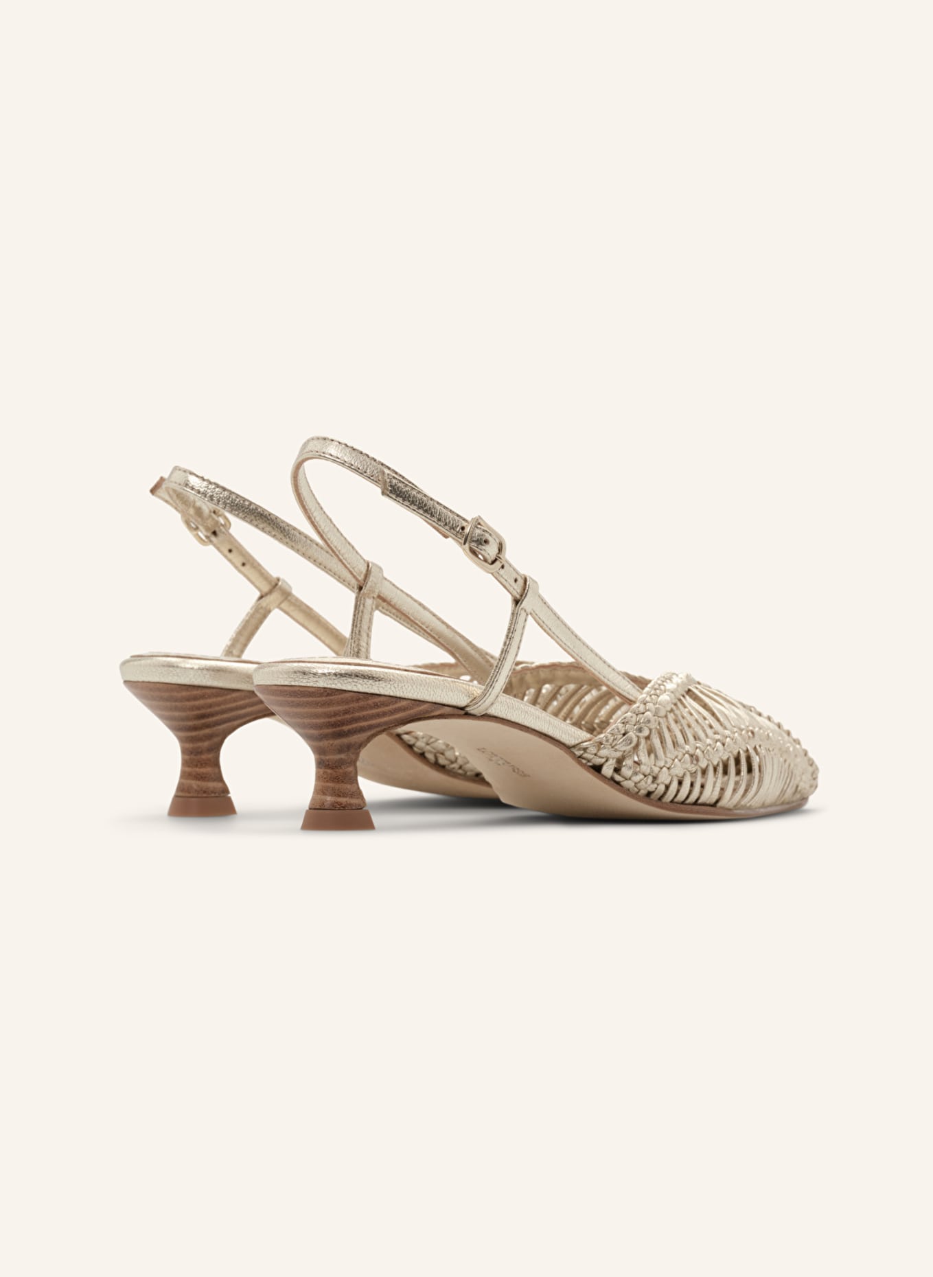 LOTTUSSE Slingbacks EDIT: GOLD