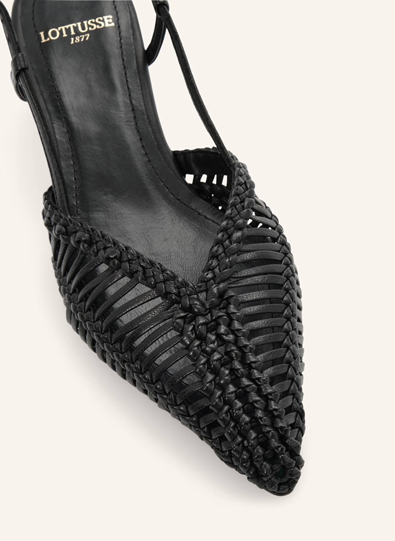 LOTTUSSE Slingbacks EDIT: SCHWARZ