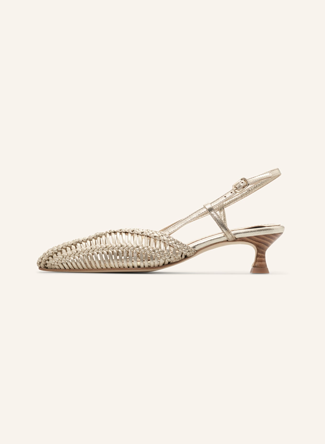LOTTUSSE Slingbacks EDIT: GOLD