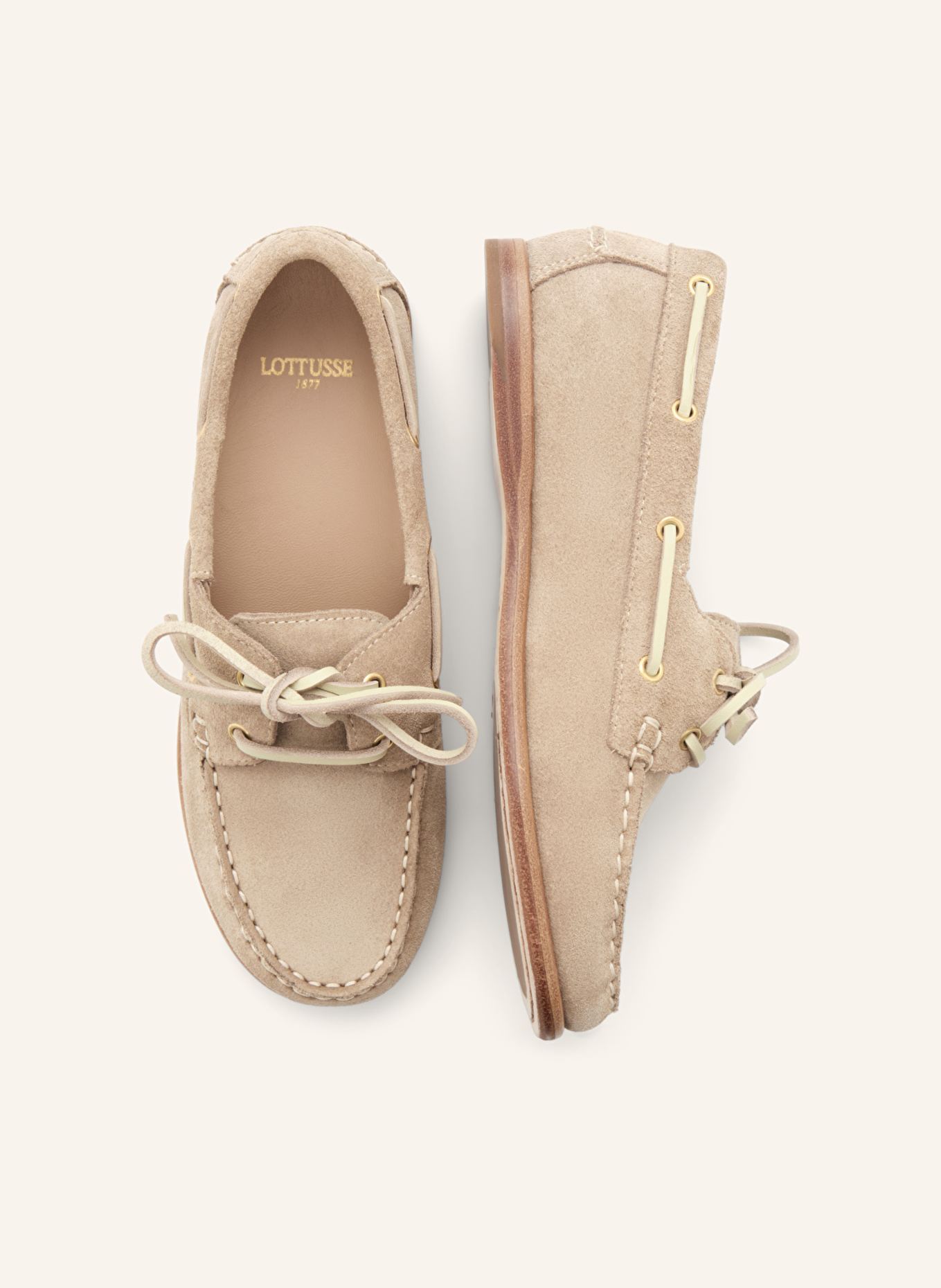 LOTTUSSE Loafers NAUTIC: BRAUN