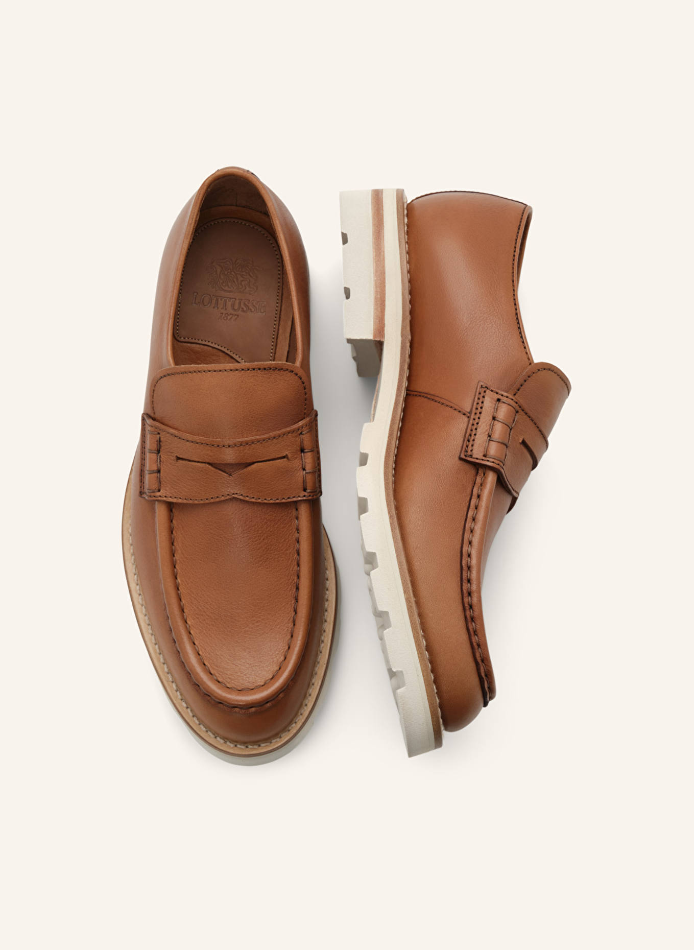 LOTTUSSE Loafers MURPHY: BRAUN