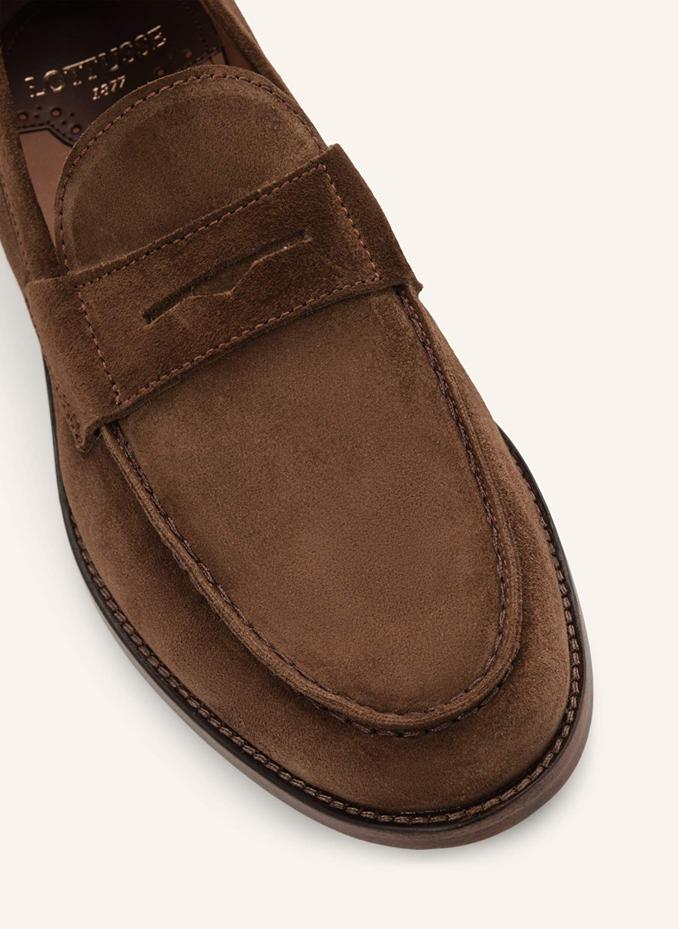 LOTTUSSE Loafers YALE: BRAUN