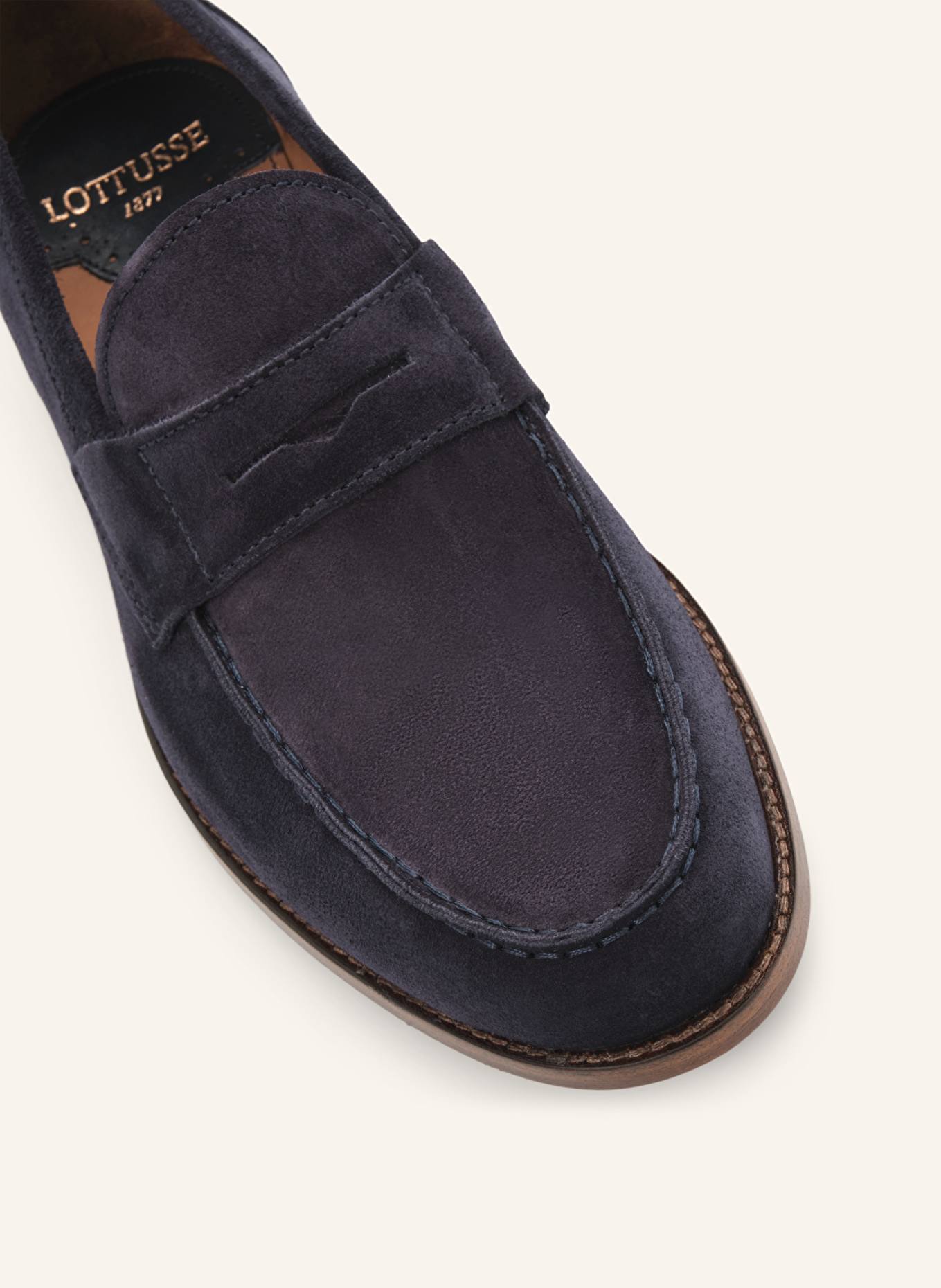 LOTTUSSE Loafers YALE: BLAU