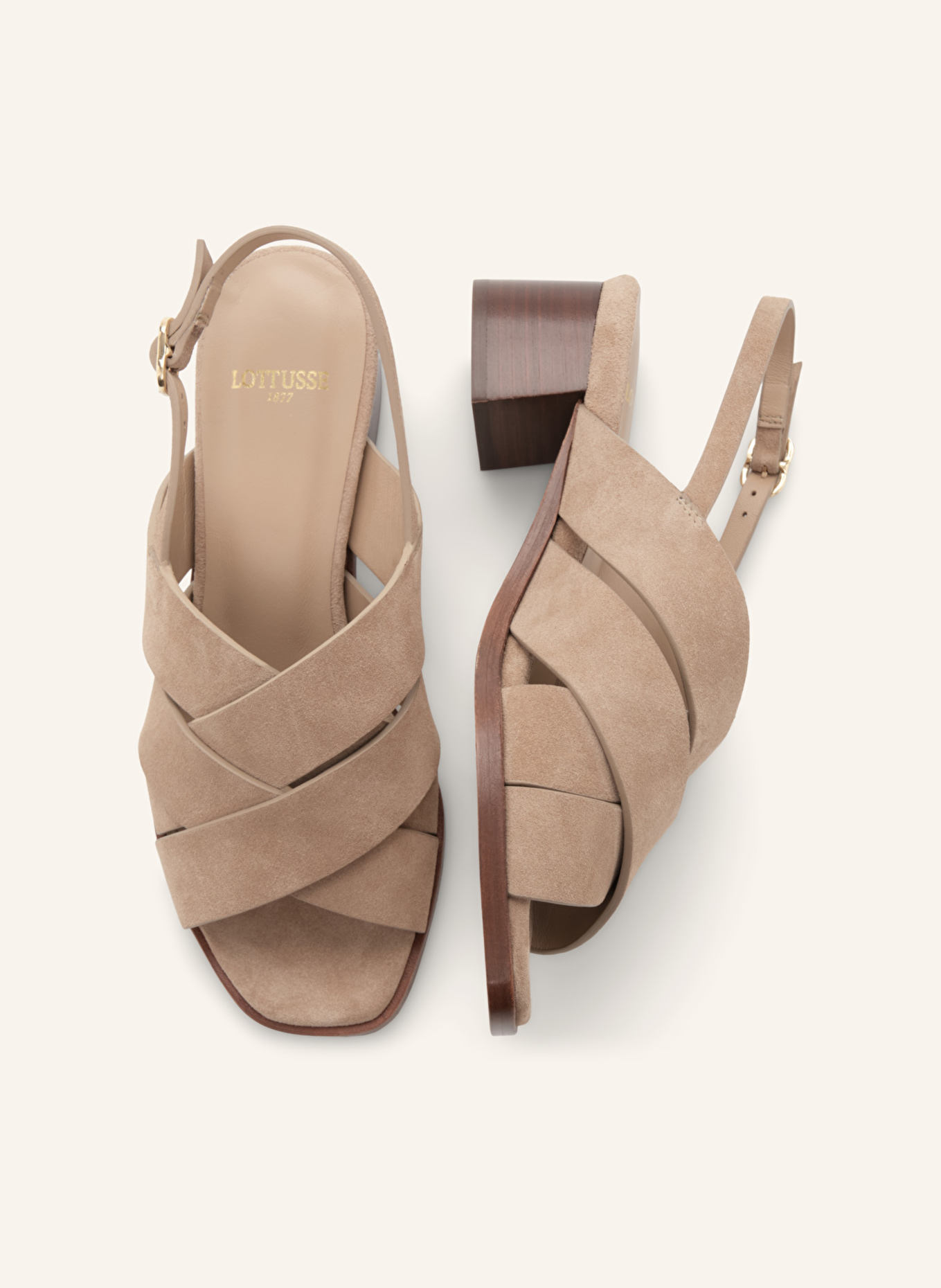 LOTTUSSE Sandalen NYLO: BRAUN