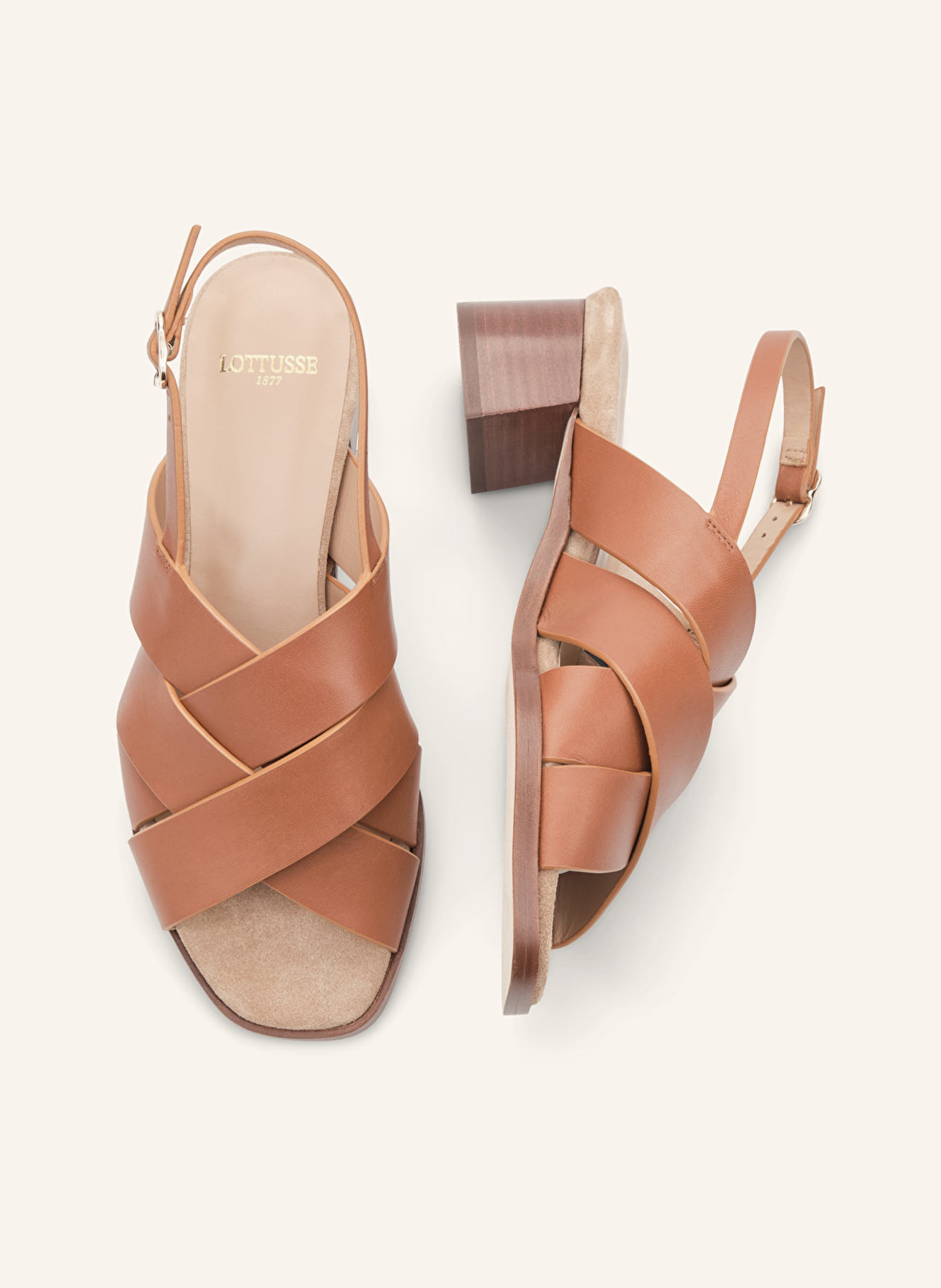 LOTTUSSE Sandalen NYLO: ECRU