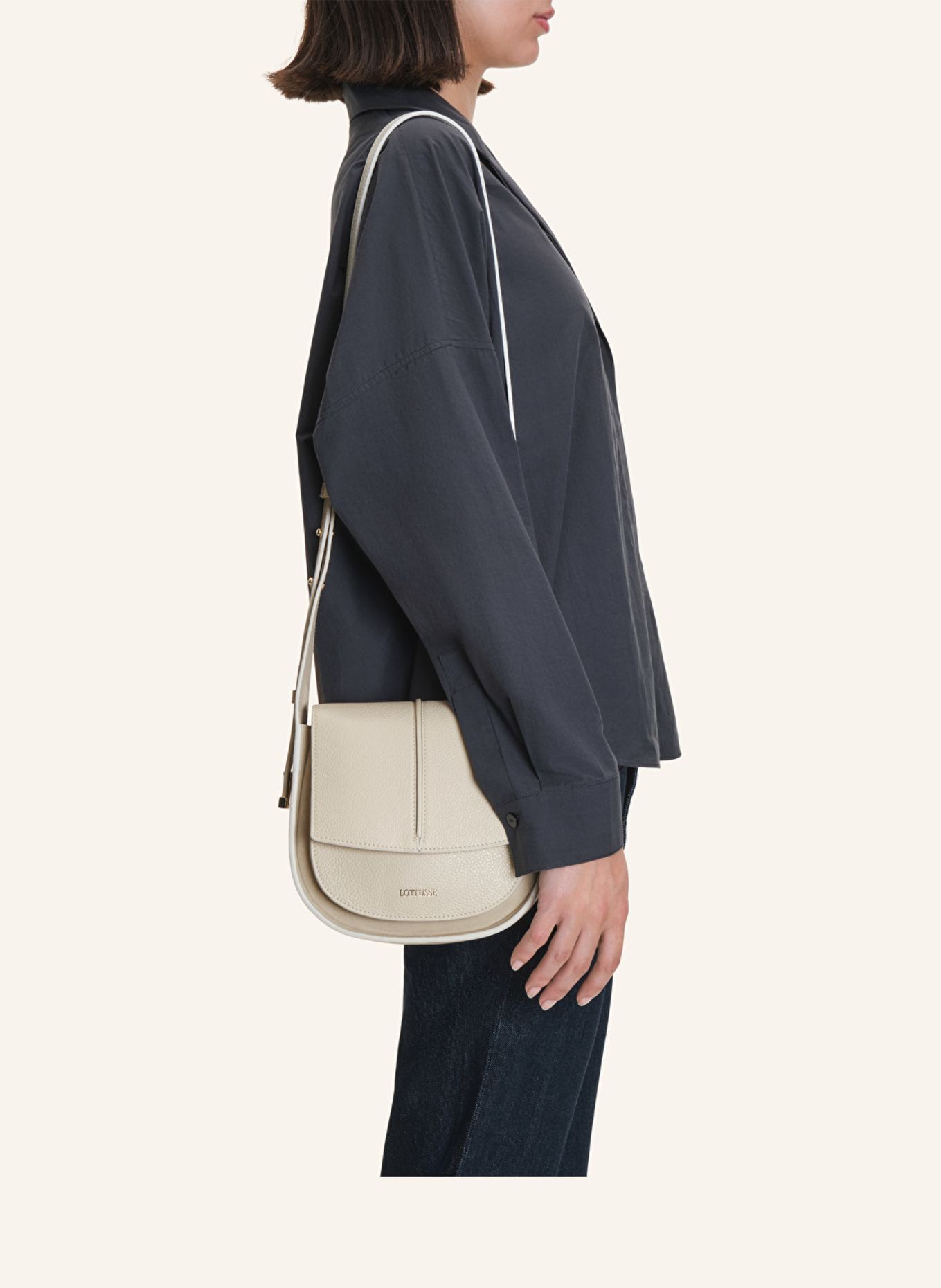 LOTTUSSE Umhängetasche TALAIA: BEIGE