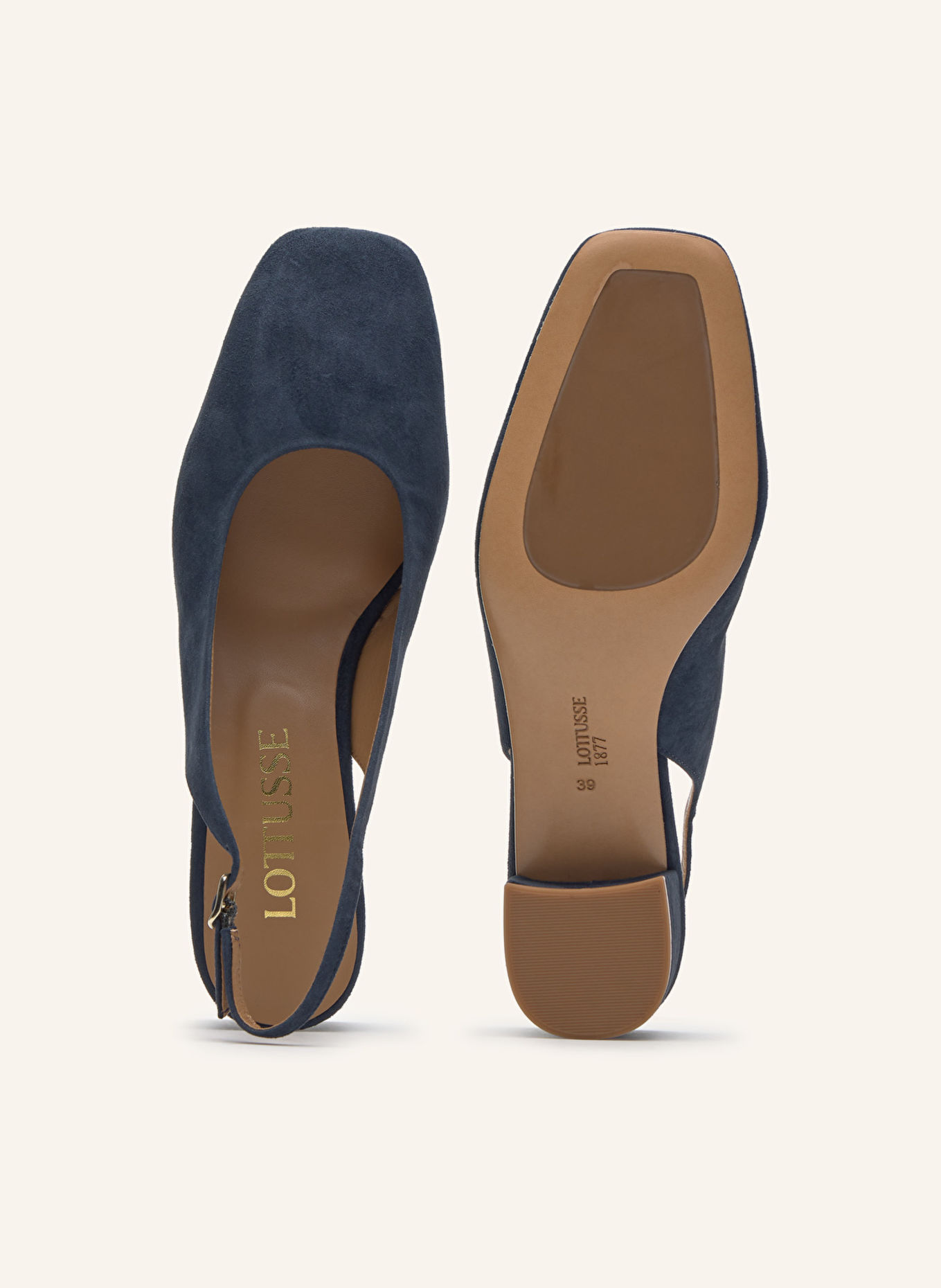 LOTTUSSE Pumps GOYA: BLAU