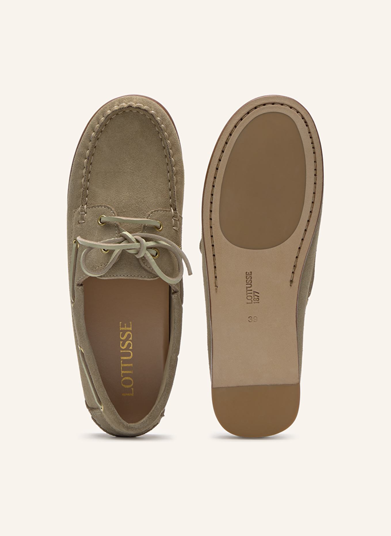 LOTTUSSE Loafers NAUTIC: BRAUN