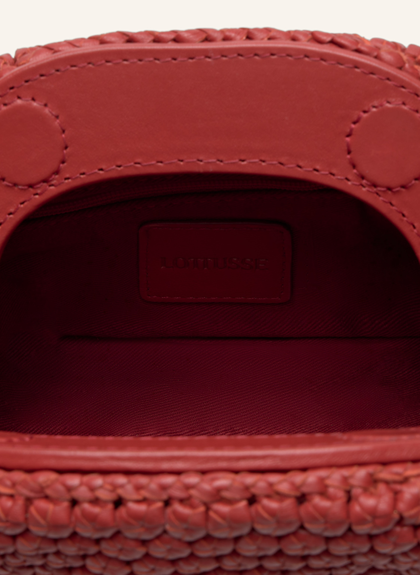 LOTTUSSE Henkeltasche NOODBAG: ROT